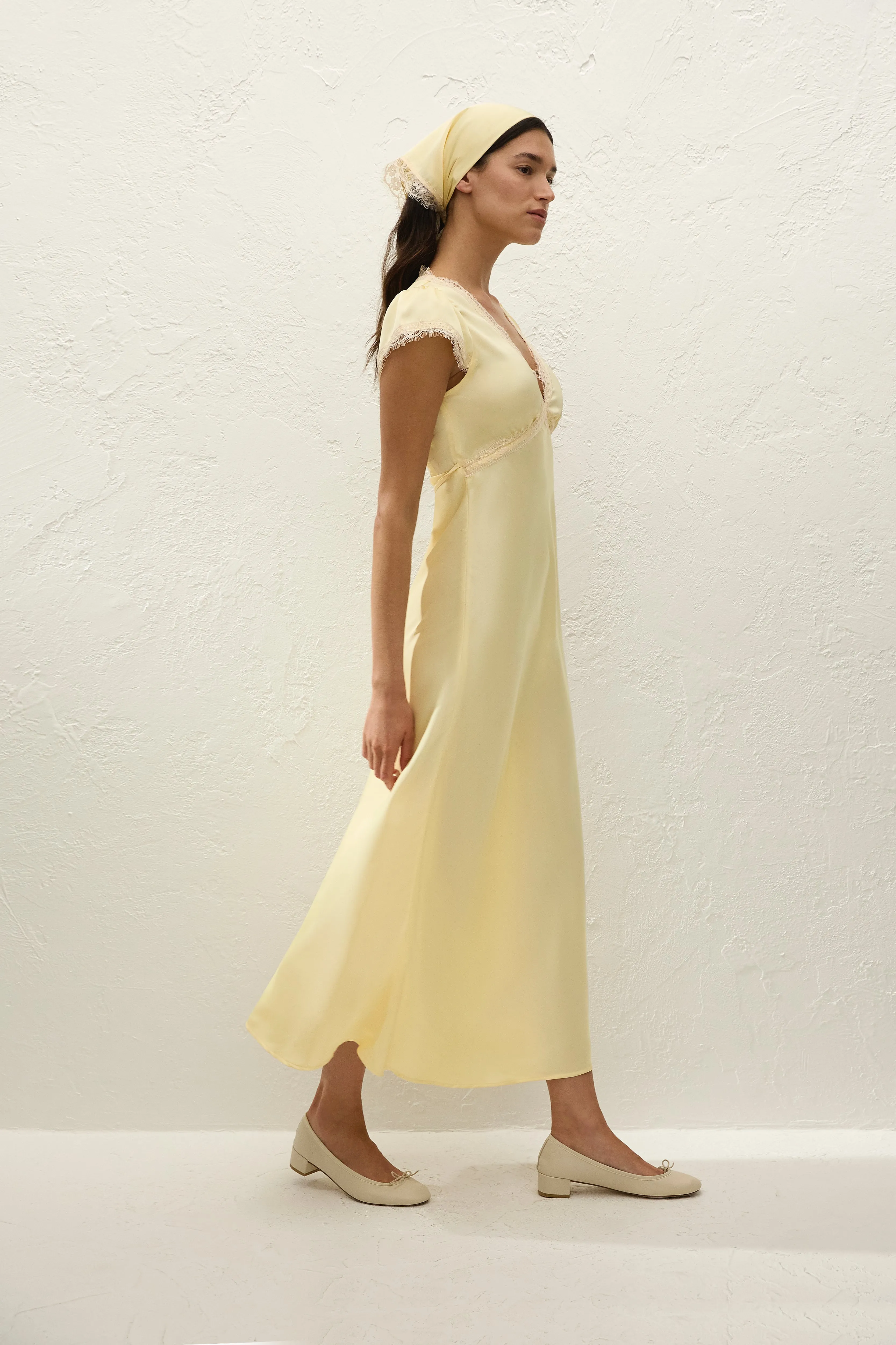 Gala Maxi Dress Lucia Lace sold by Faithfull the Brand product image thumbnail 4