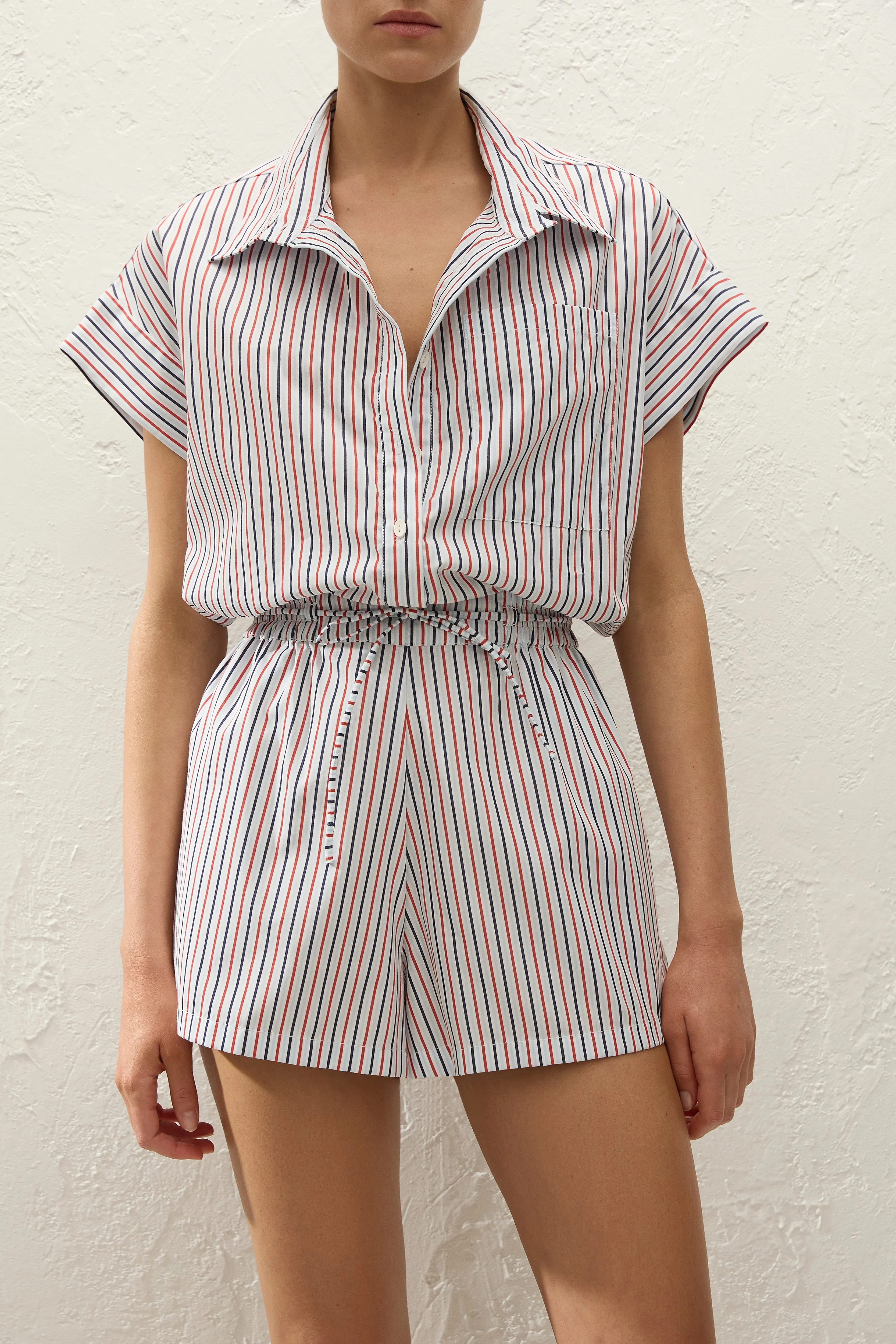Zion Playsuit Venezia Stripe sold by Faithfull the Brand product image thumbnail 2