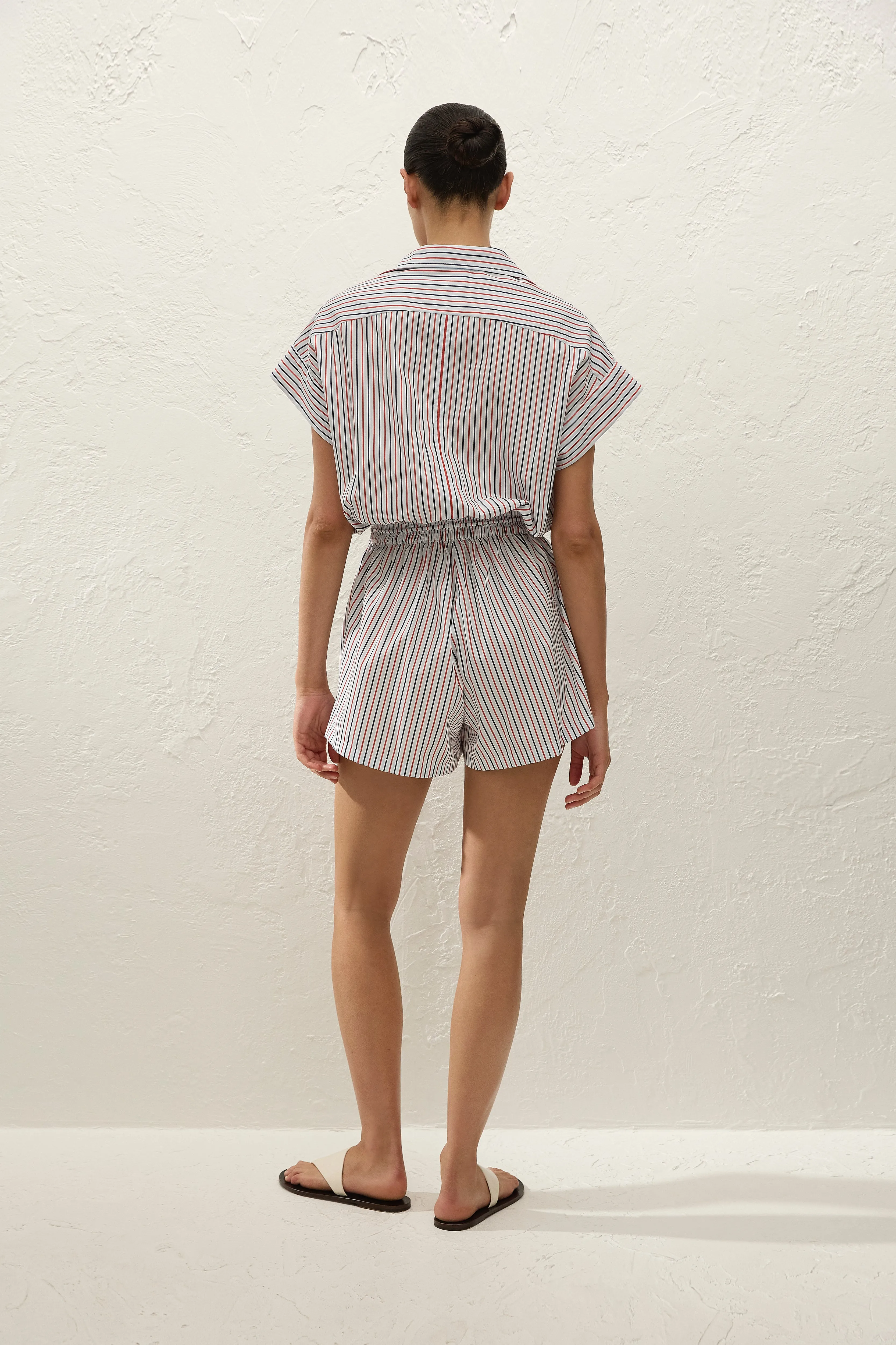 Zion Playsuit Venezia Stripe sold by Faithfull the Brand product image thumbnail 4