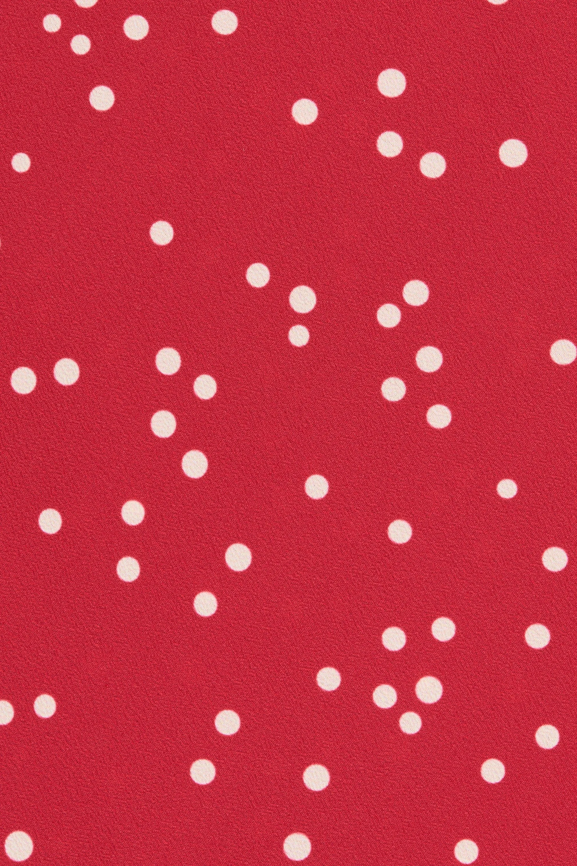 Jennah Midi Dress Linnea Dot Rosso sold by Faithfull the Brand product image thumbnail 5