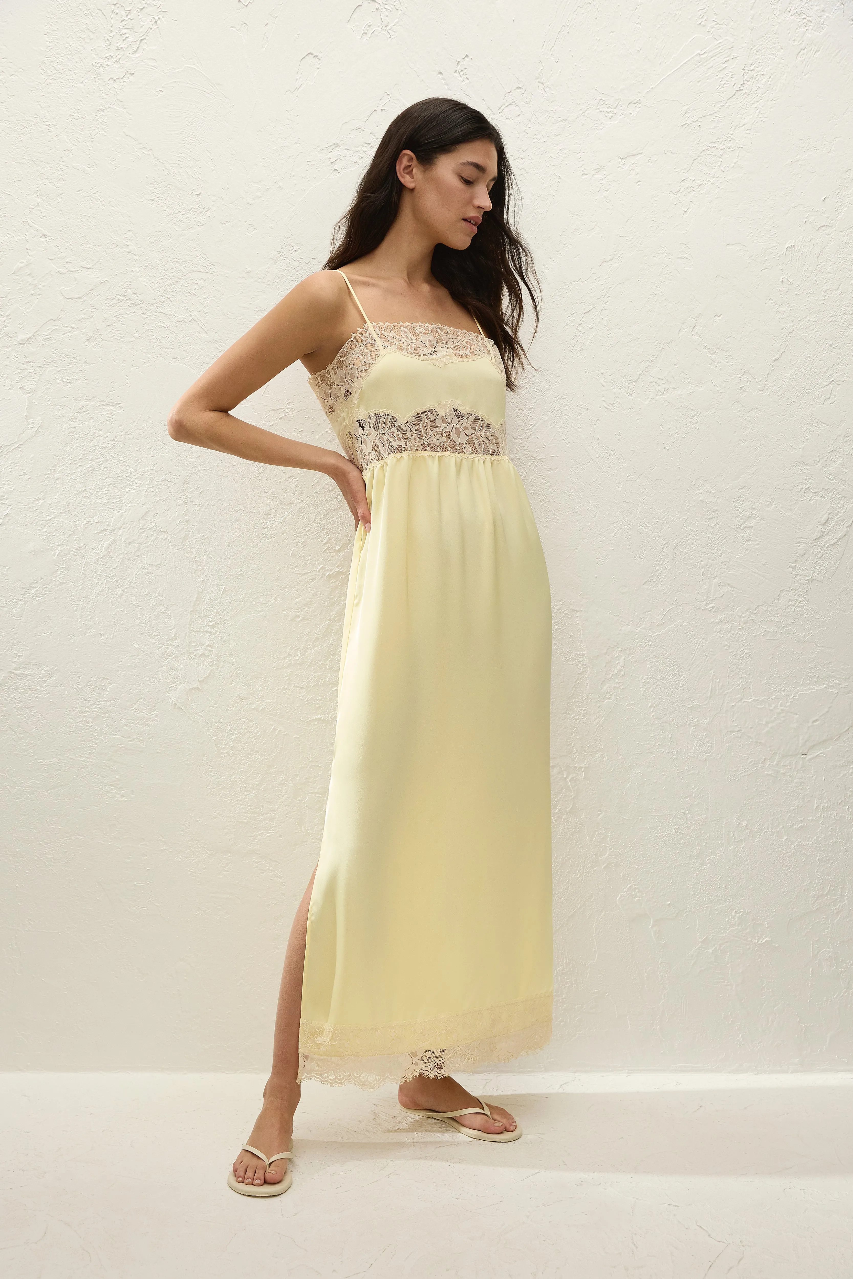 Morris Midi Dress Lucia Lace sold by Faithfull the Brand product image thumbnail 3