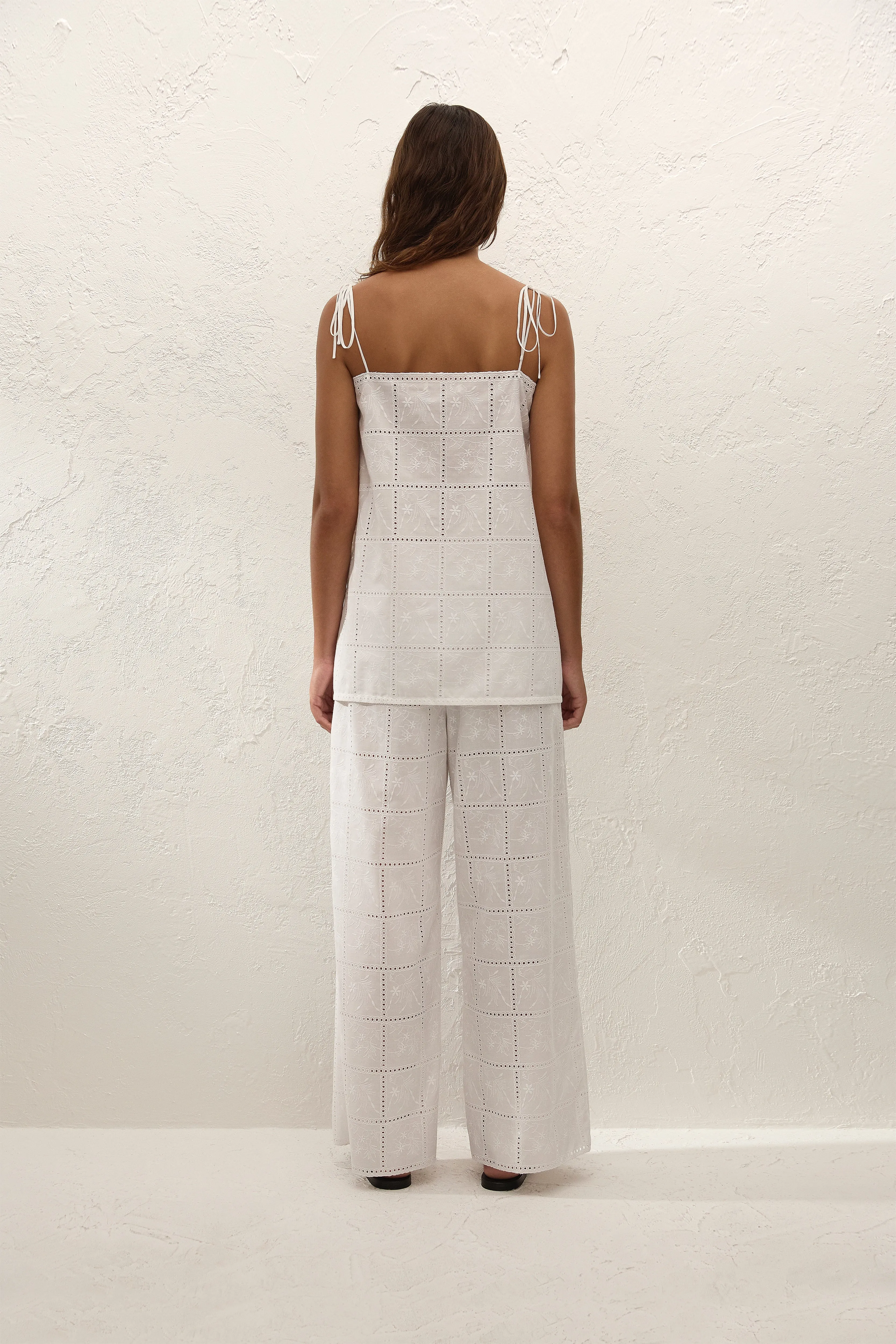 Mora Top Handkerchief Broderie White sold by Faithfull the Brand product image thumbnail 4