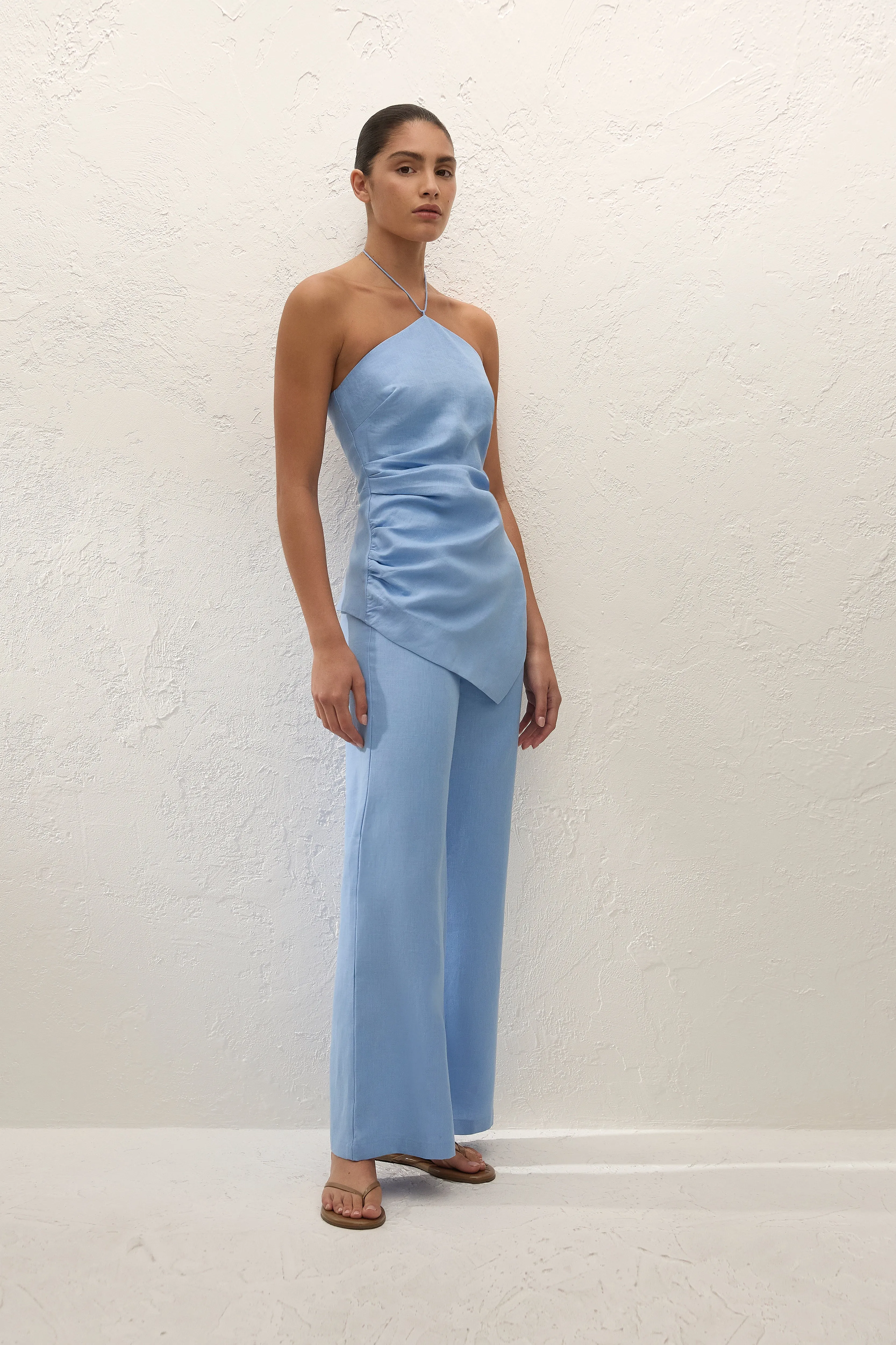 Natalia Top Sky Blue sold by Faithfull the Brand product image thumbnail 3