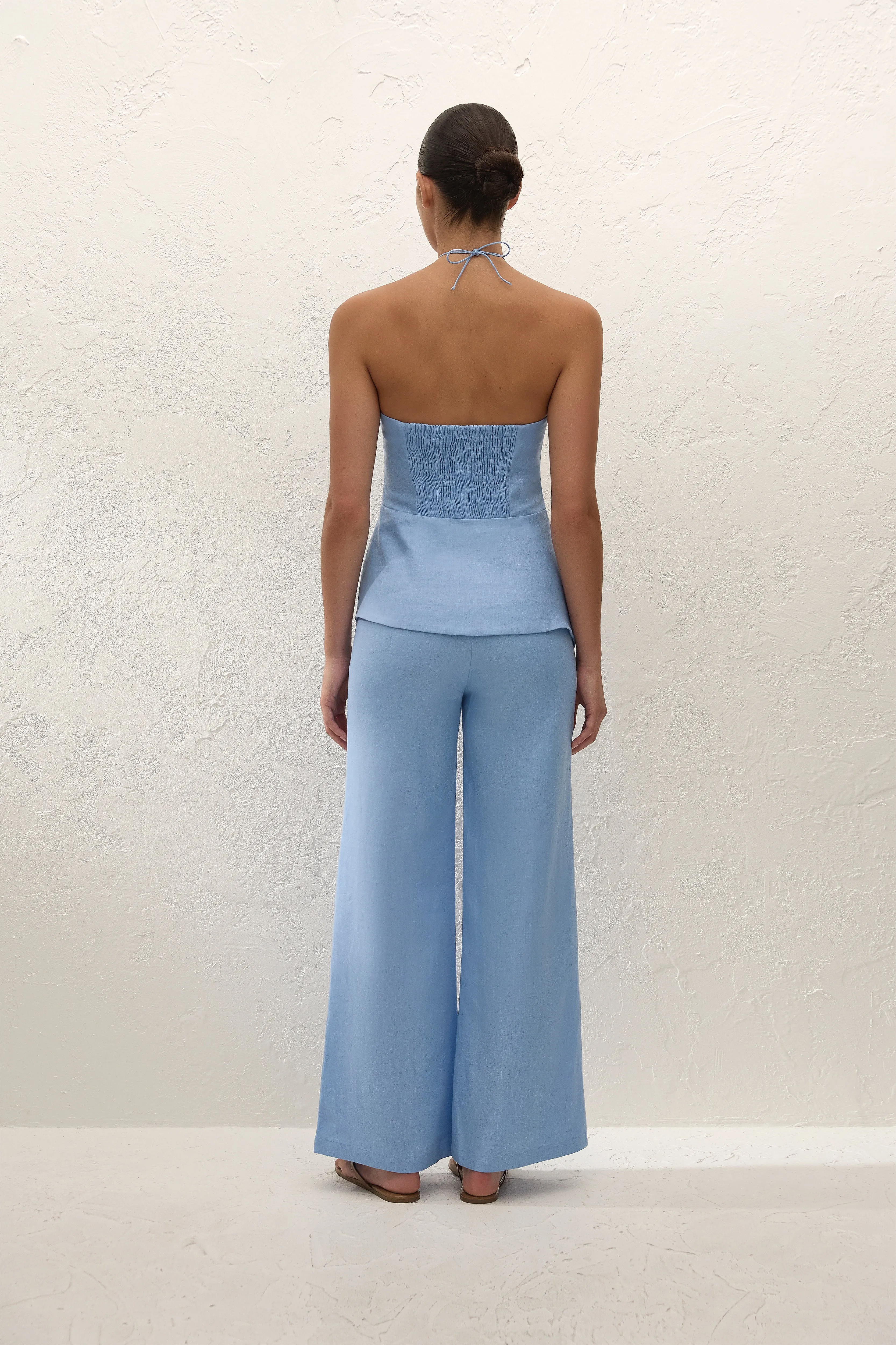 Natalia Top Sky Blue sold by Faithfull the Brand product image thumbnail 4