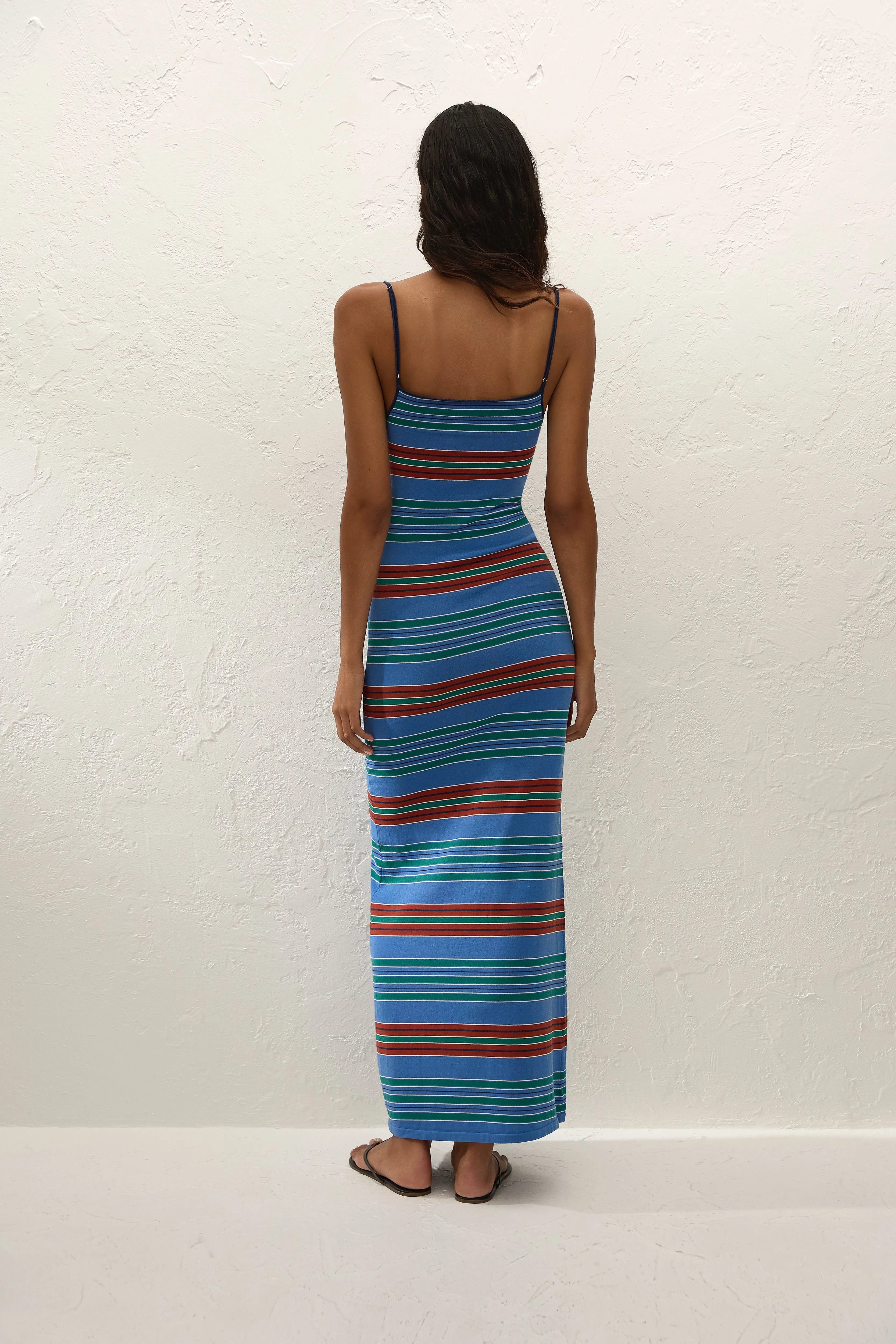 Lucy Maxi Dress Juan Stripe sold by Faithfull the Brand product image thumbnail 3