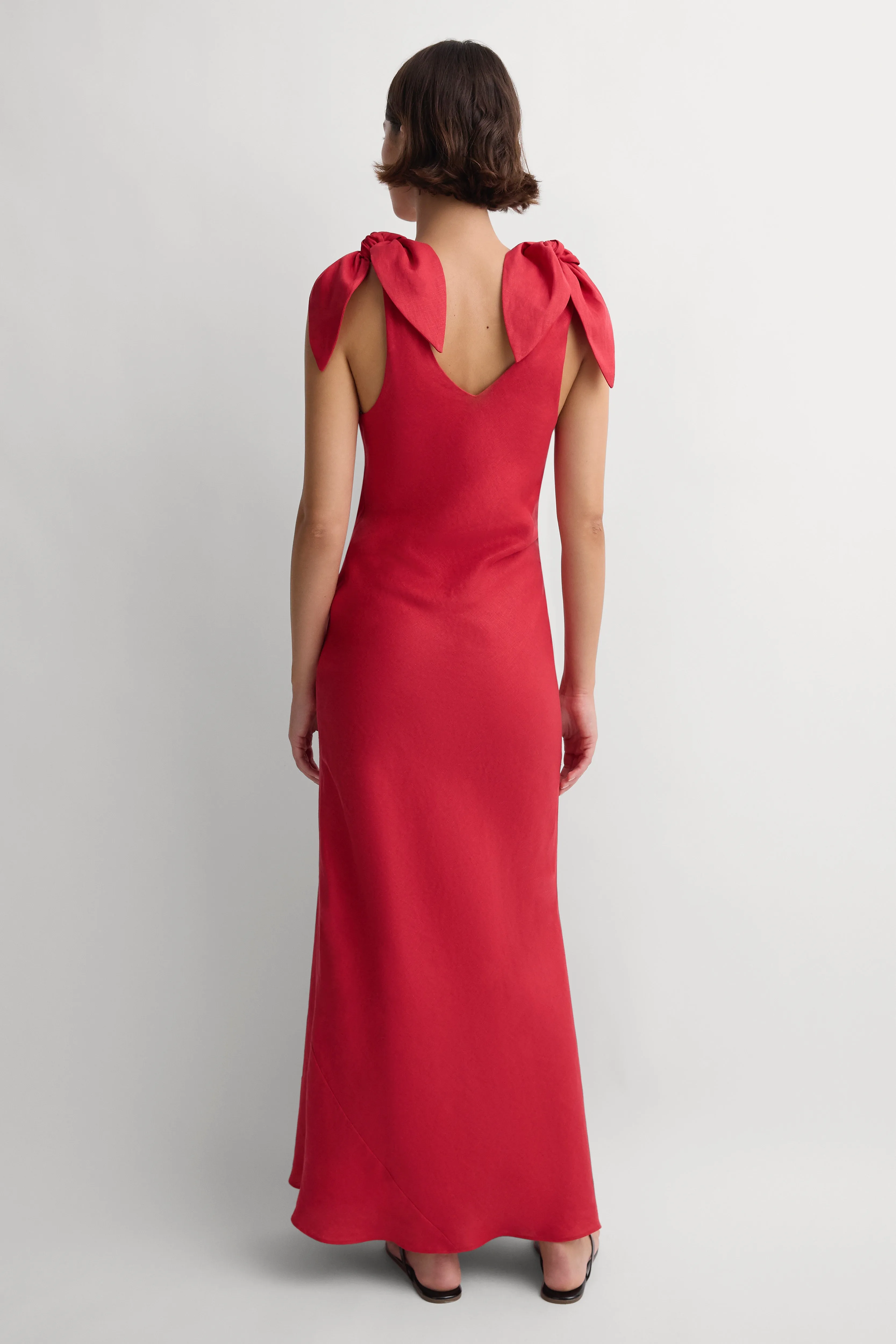 Solana Maxi Dress Red sold by Faithfull the Brand product image thumbnail 4