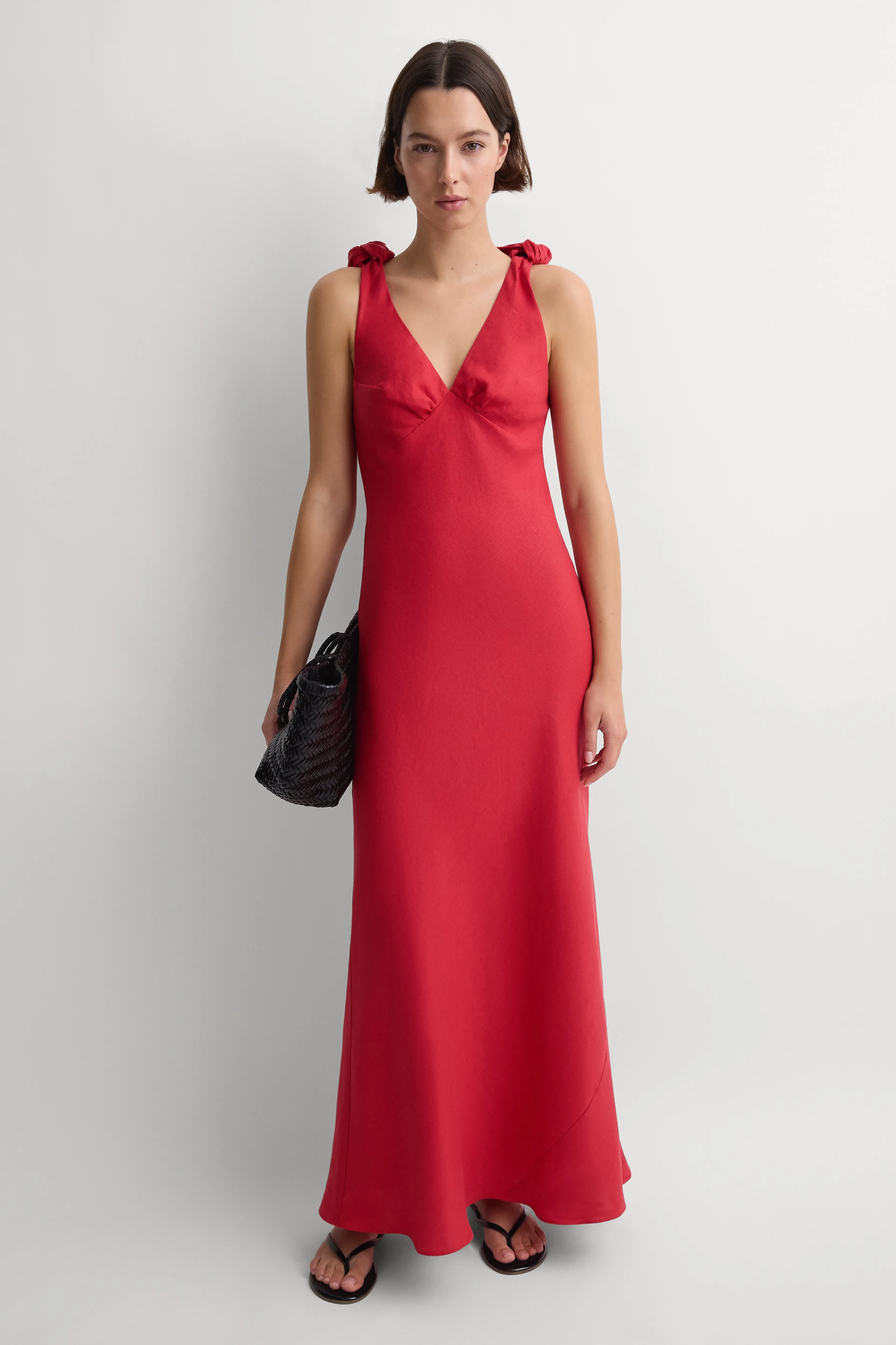 Solana Maxi Dress Red sold by Faithfull the Brand