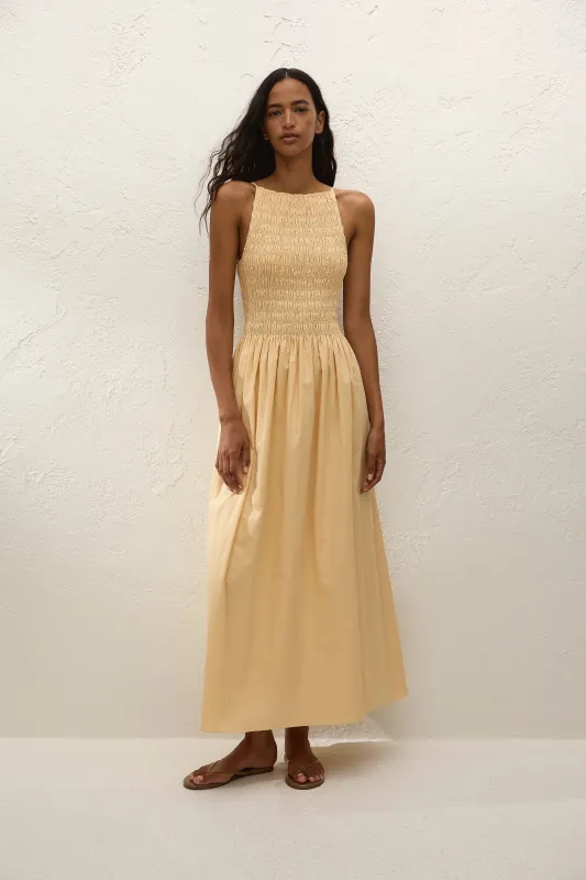 Laia Maxi Dress Daffodil made by Faithfull the Brand