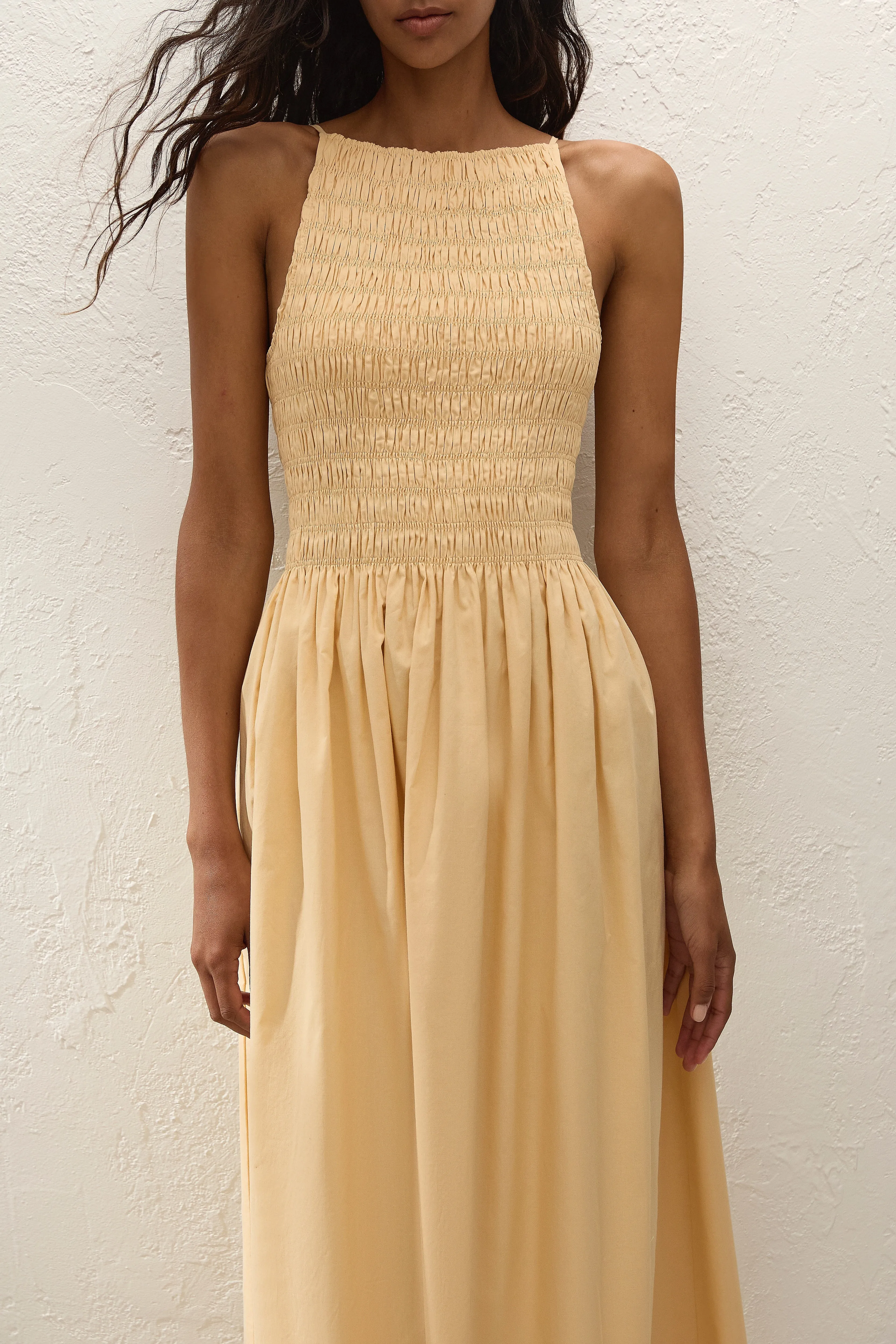 Laia Maxi Dress Daffodil sold by Faithfull the Brand product image thumbnail 2