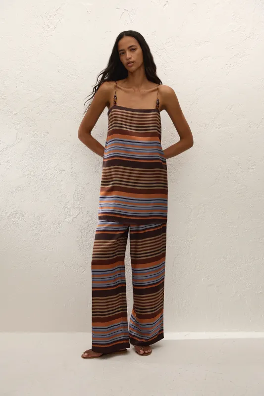 Jensen Pant Elena Stripe made by Faithfull the Brand