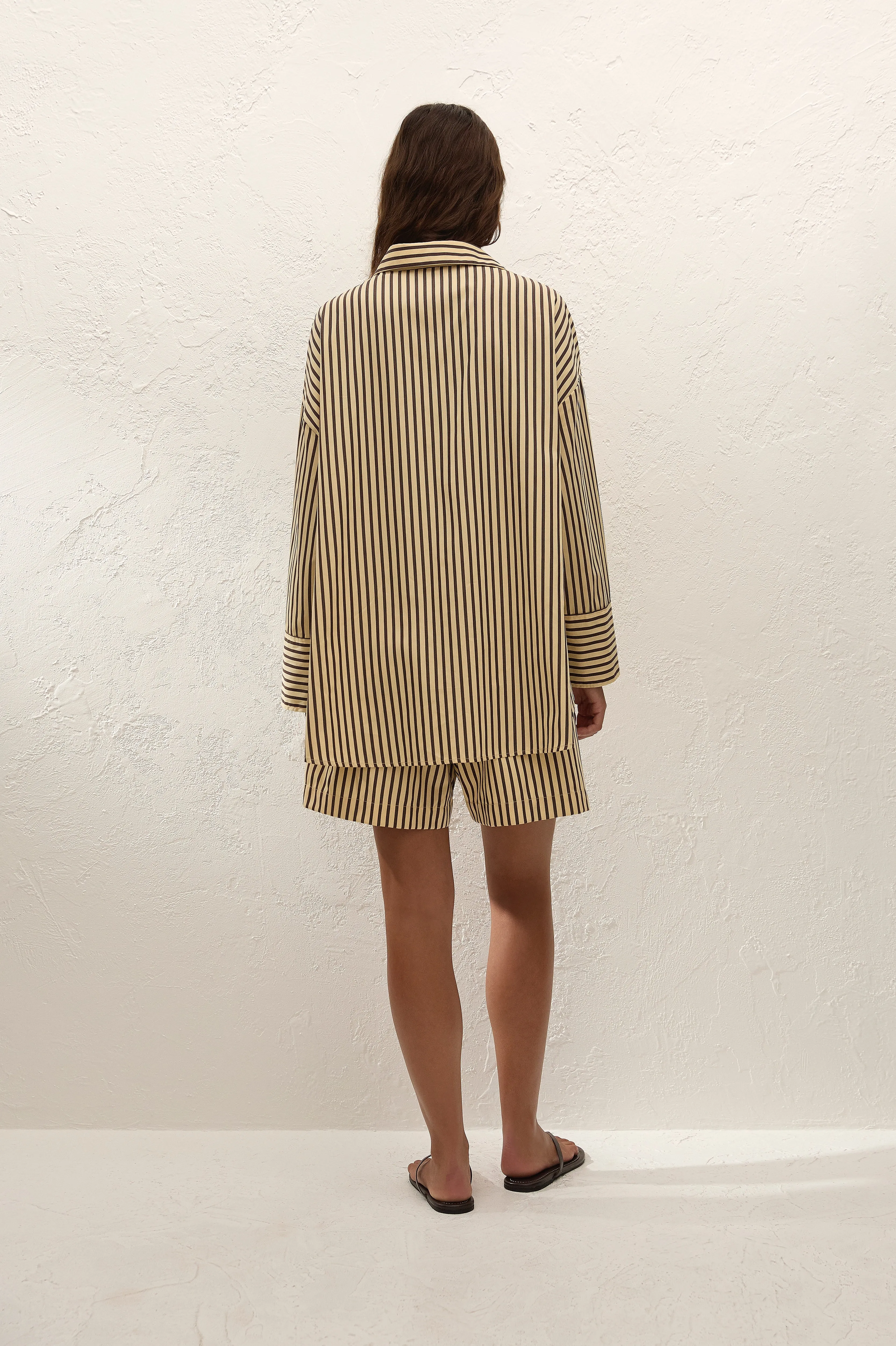 Clemente Short Carmen Stripe Sand Cedar sold by Faithfull the Brand product image thumbnail 4