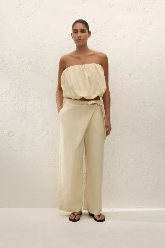 Camila Top Milk made by Faithfull the Brand