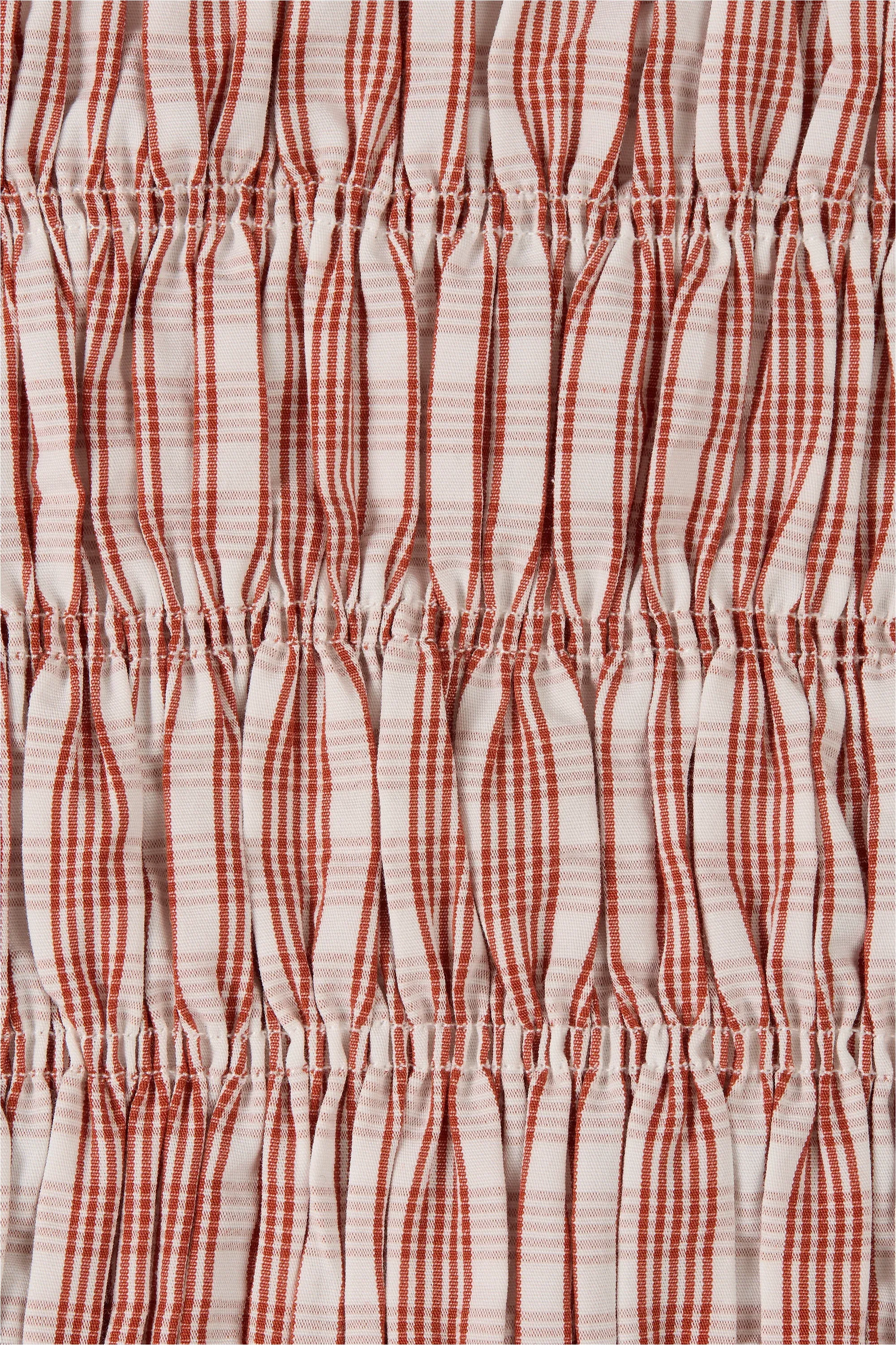 Cales Top Paloma Check Cinnamon White sold by Faithfull the Brand product image thumbnail 5