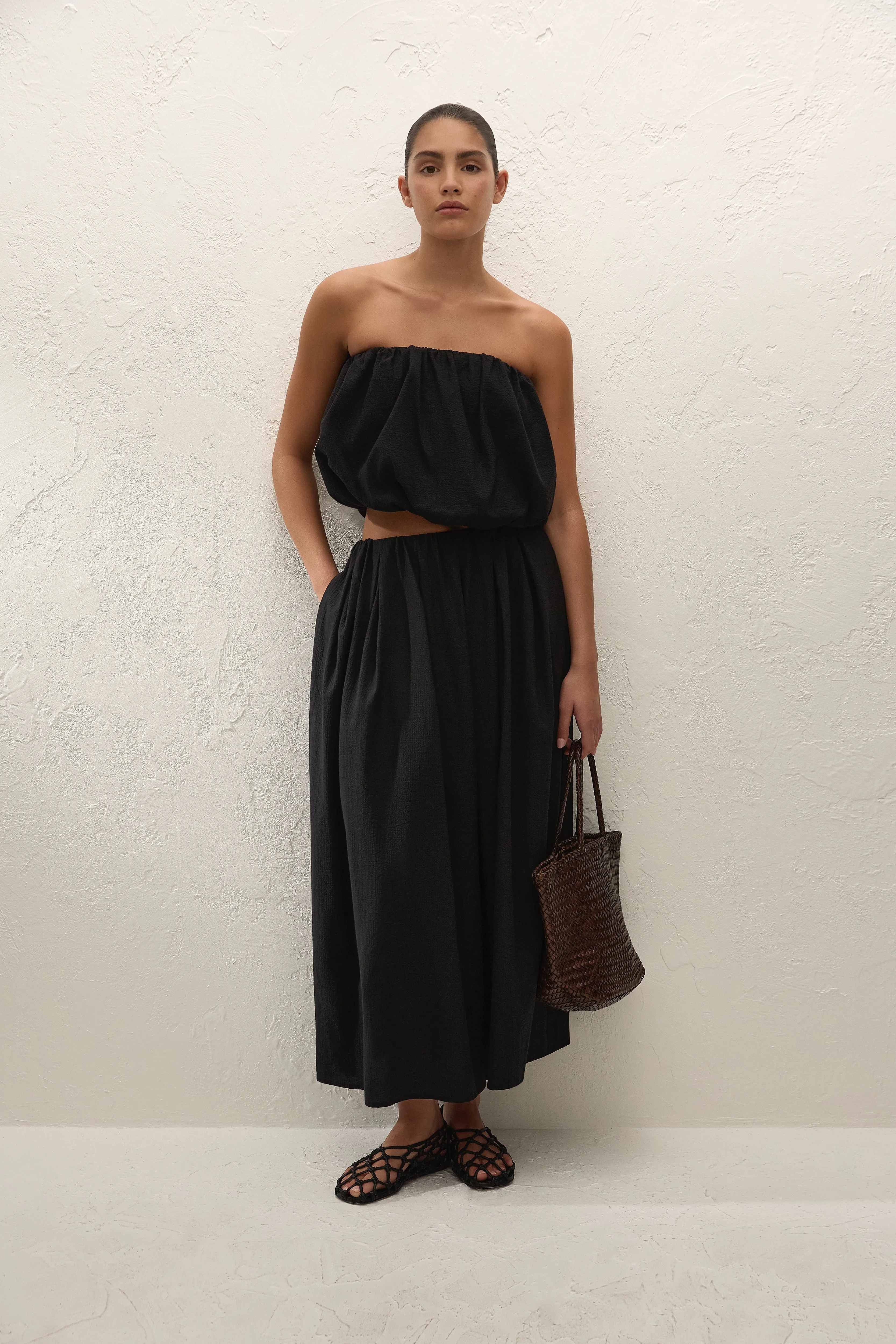 Astrid Skirt Black sold by Faithfull the Brand product image thumbnail 3