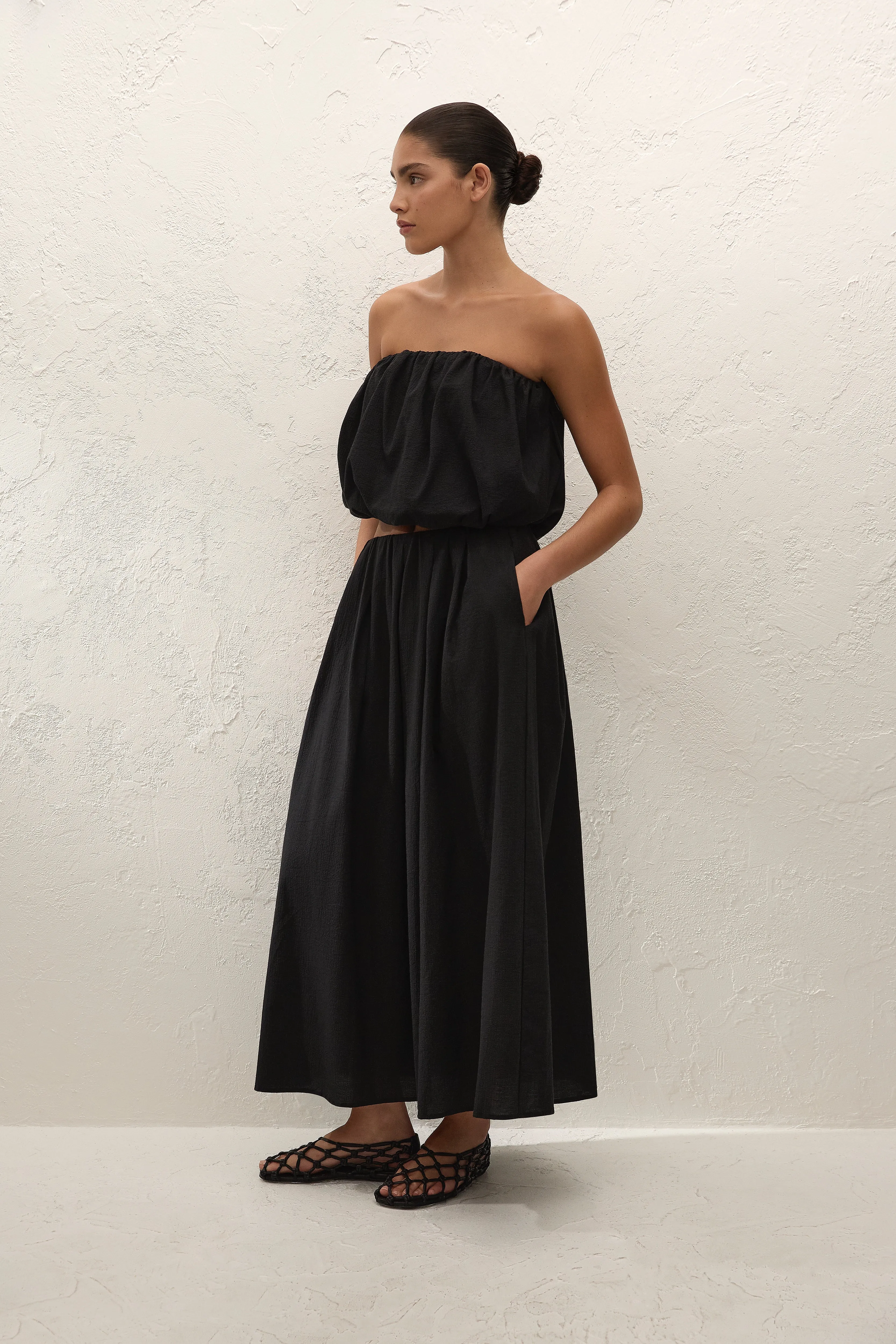Astrid Skirt Black sold by Faithfull the Brand product image thumbnail 4