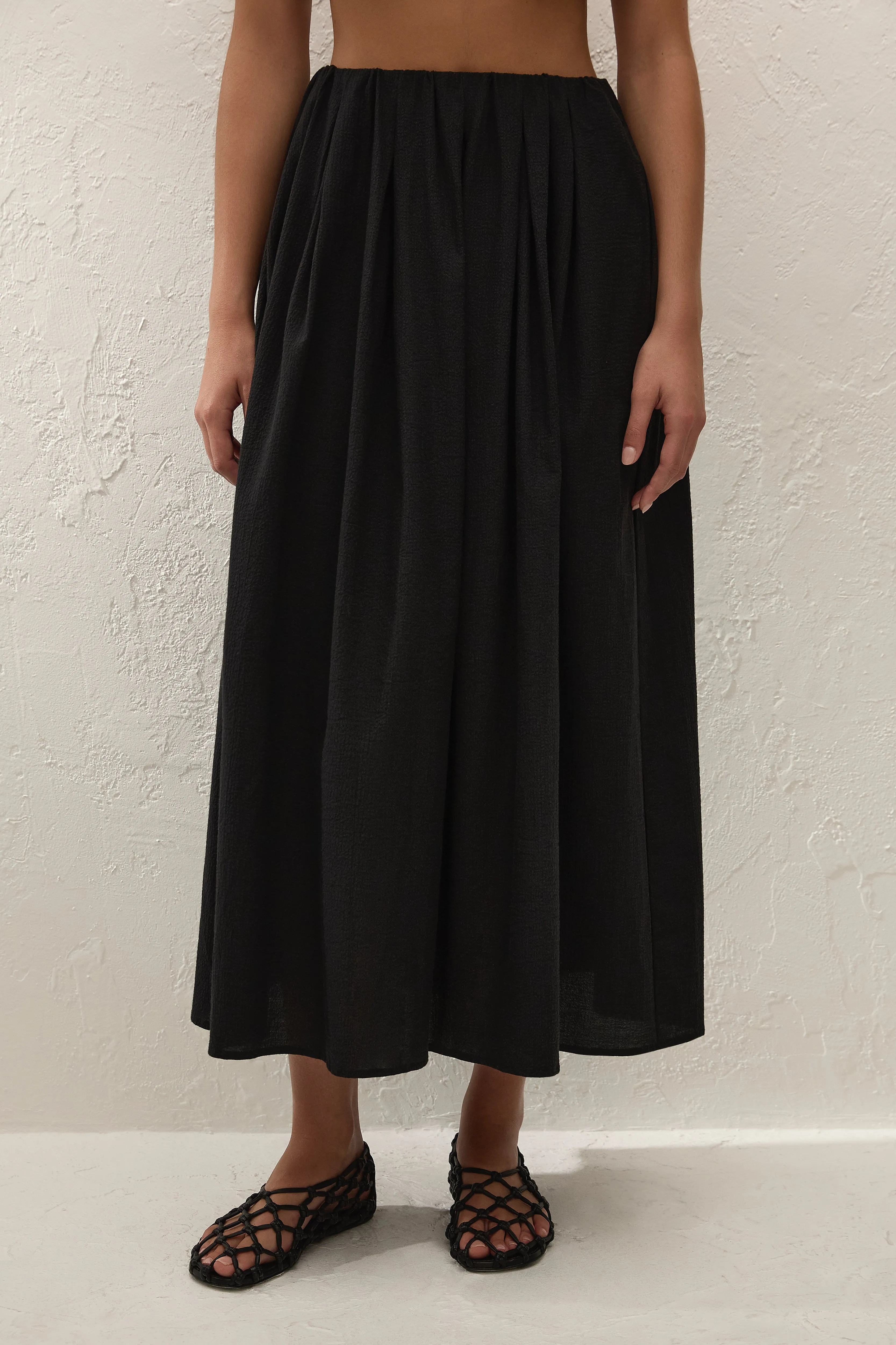 Astrid Skirt Black sold by Faithfull the Brand product image thumbnail 2