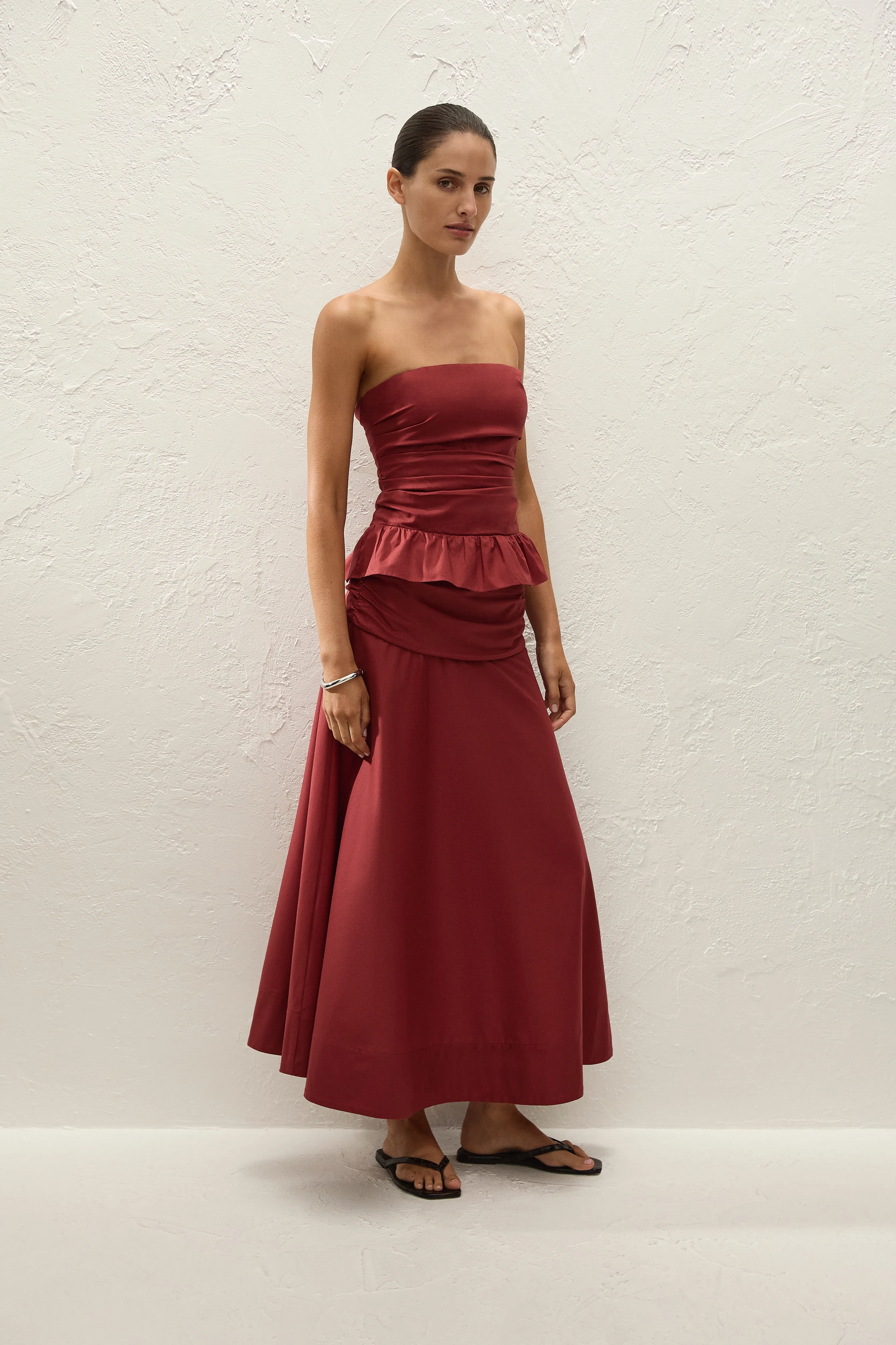 Simone Top Porto Red sold by Faithfull the Brand product image thumbnail 3