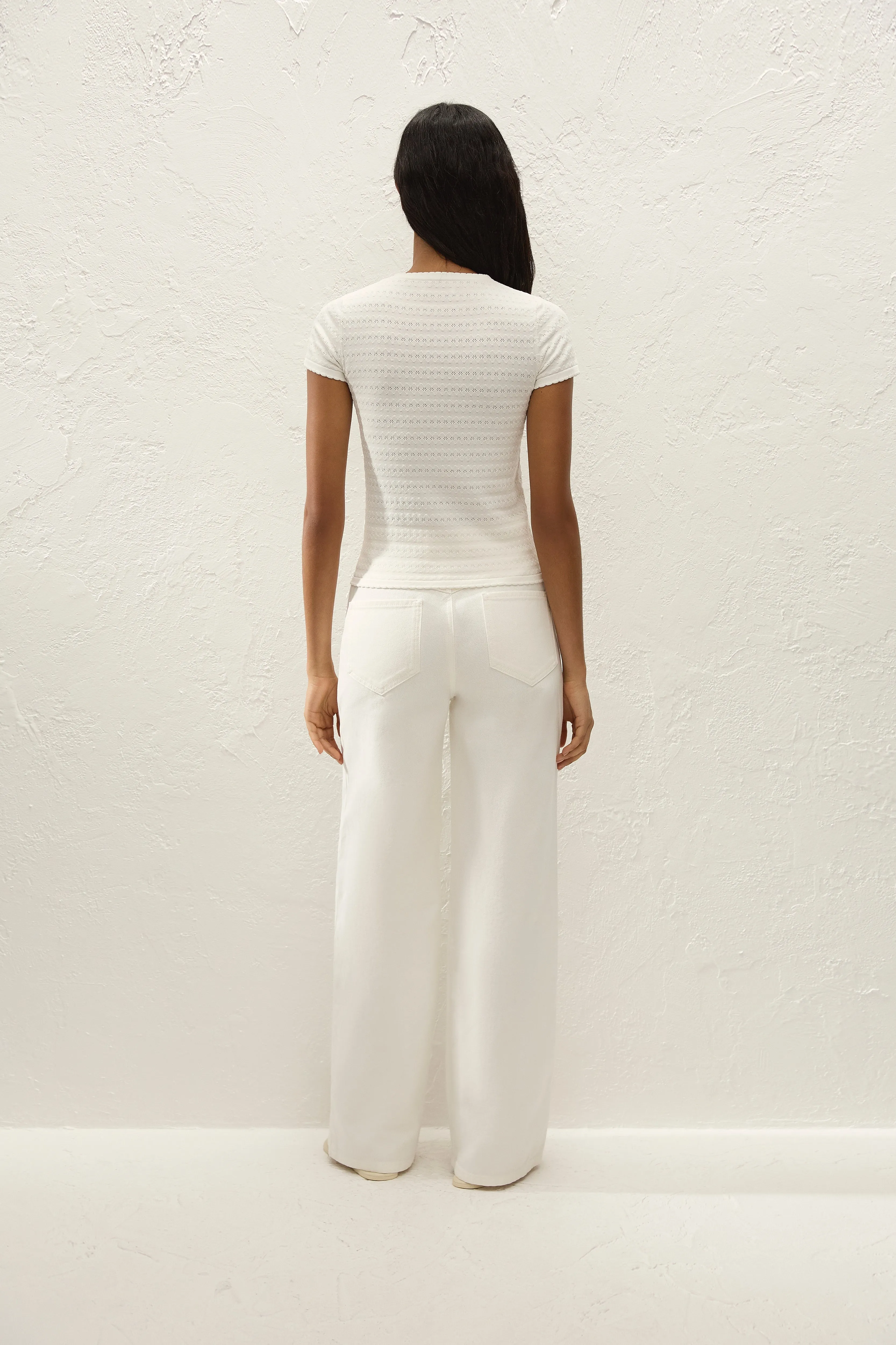 Quinta Wide Jean Milk sold by Faithfull the Brand product image thumbnail 5