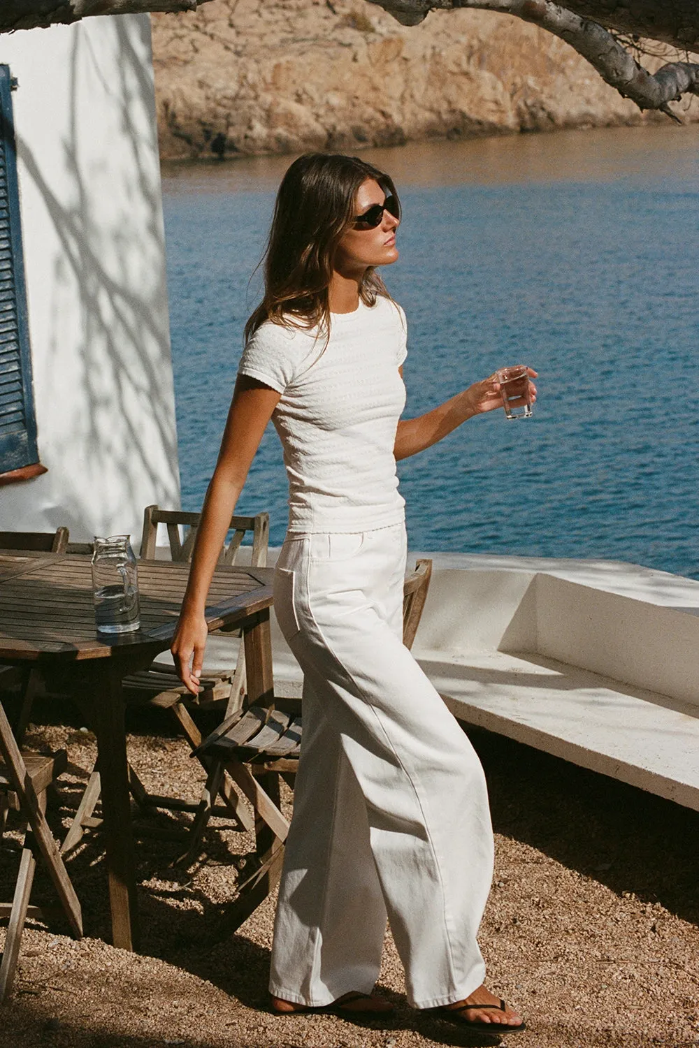Quinta Wide Jean Milk sold by Faithfull the Brand product image thumbnail 2
