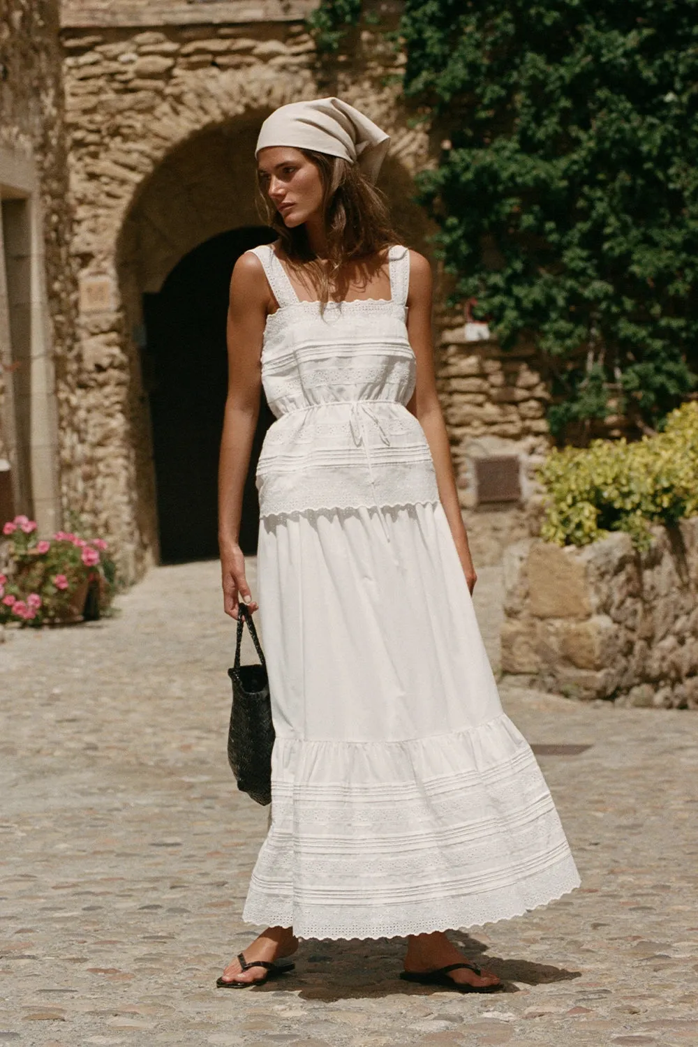 Dalila Skirt Fernanda Lace Antique White sold by Faithfull the Brand product image thumbnail 2