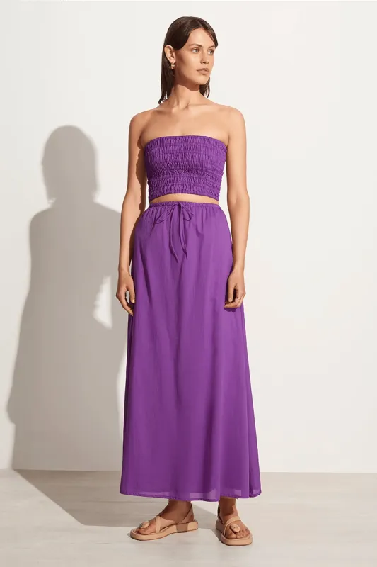 Jaddha Maxi Skirt Violet - Final Sale sold by Faithfull the Brand
