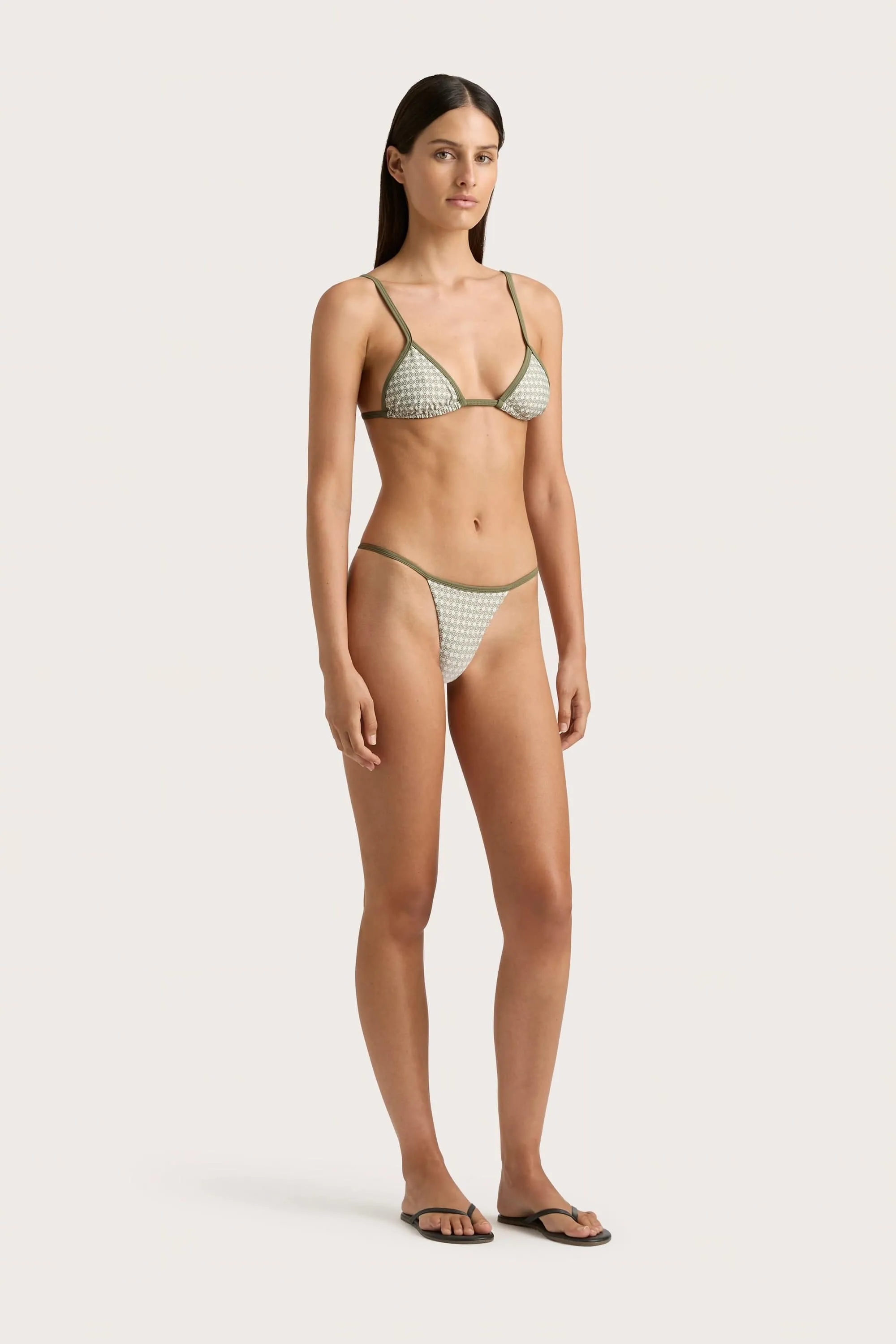 Manon Bikini Bottom Oliander Khaki - Final Sale sold by Faithfull the Brand product image thumbnail 2