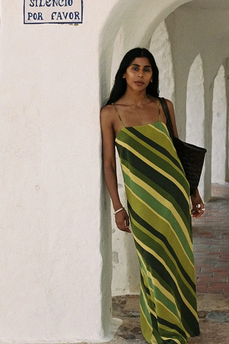 Muni Maxi Dress Cisco Stripe Palm - Final Sale sold by Faithfull the Brand product image thumbnail 2