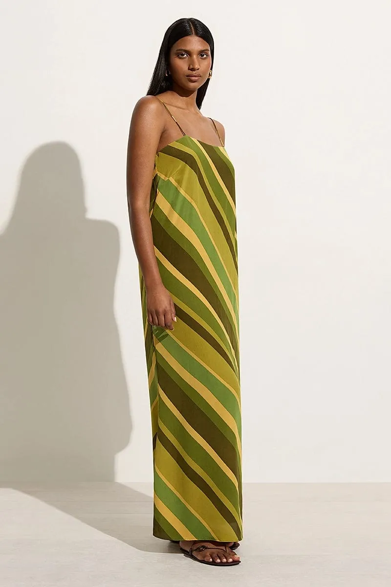 Muni Maxi Dress Cisco Stripe Palm - Final Sale sold by Faithfull the Brand product image thumbnail 3