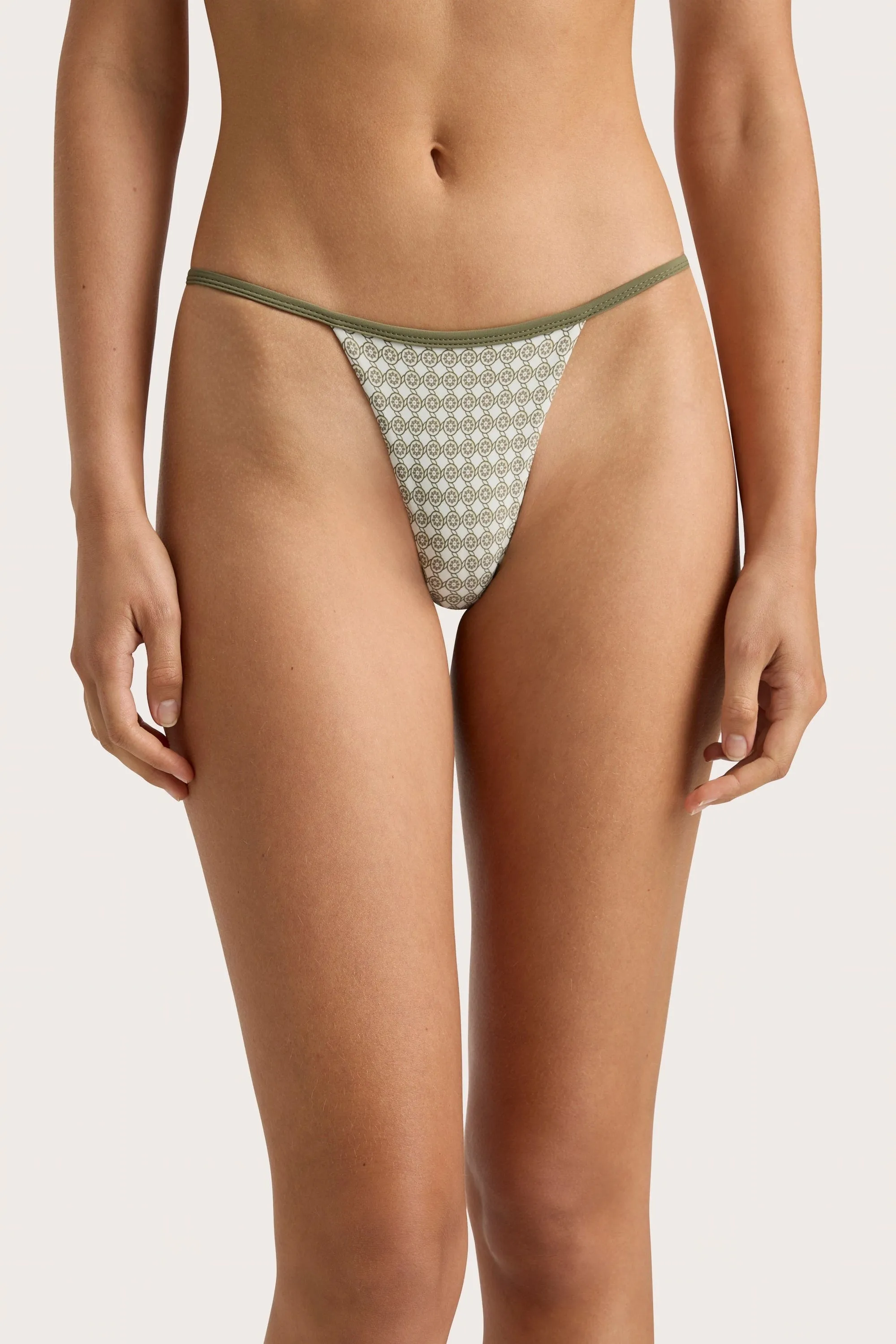 Manon Bikini Bottom Oliander Khaki - Final Sale sold by Faithfull the Brand product image thumbnail 3