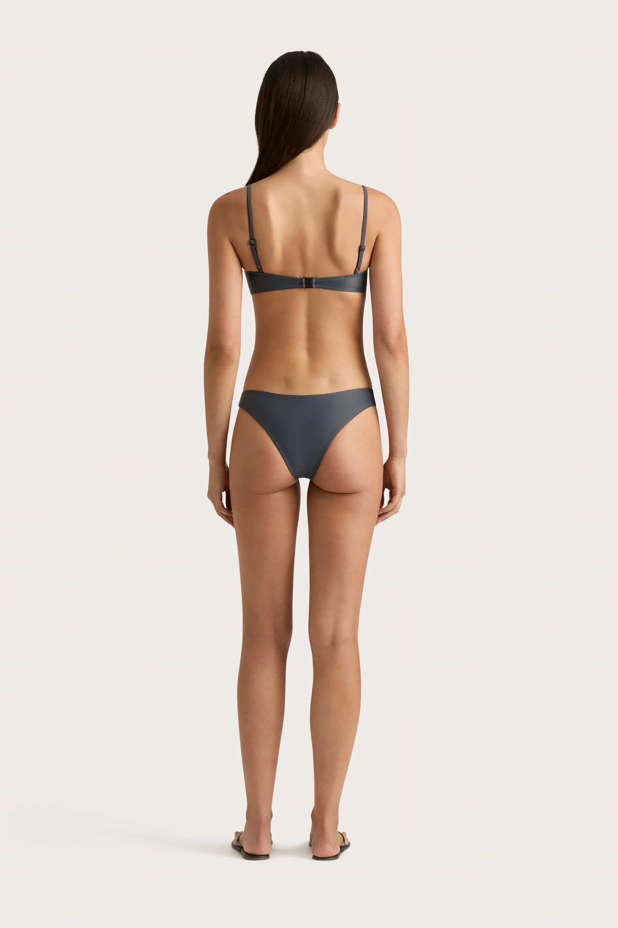 Bebe Bikini Bottom Charred Navy - Final Sale sold by Faithfull the Brand product image thumbnail 4