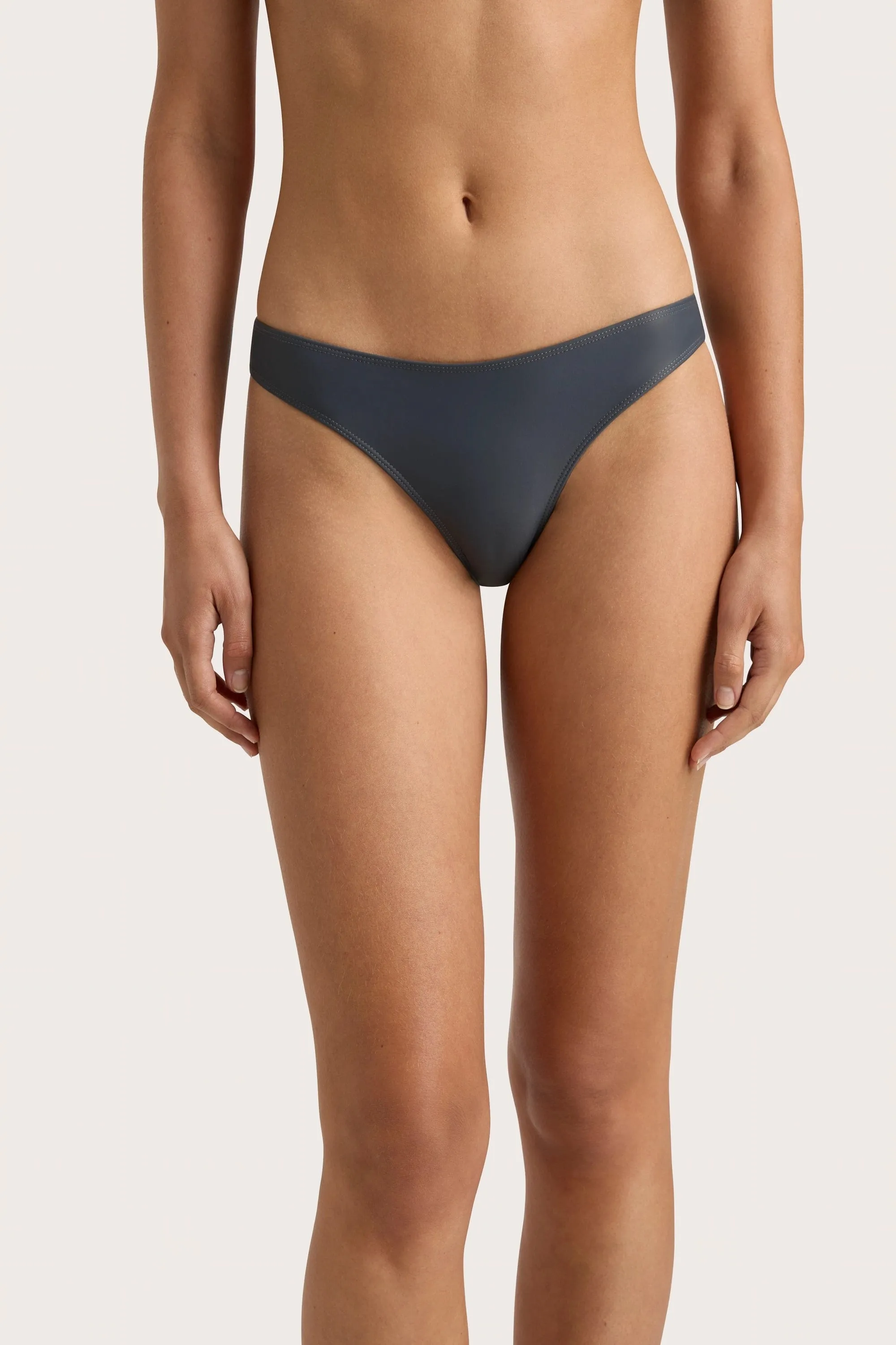 Bebe Bikini Bottom Charred Navy - Final Sale sold by Faithfull the Brand product image thumbnail 2