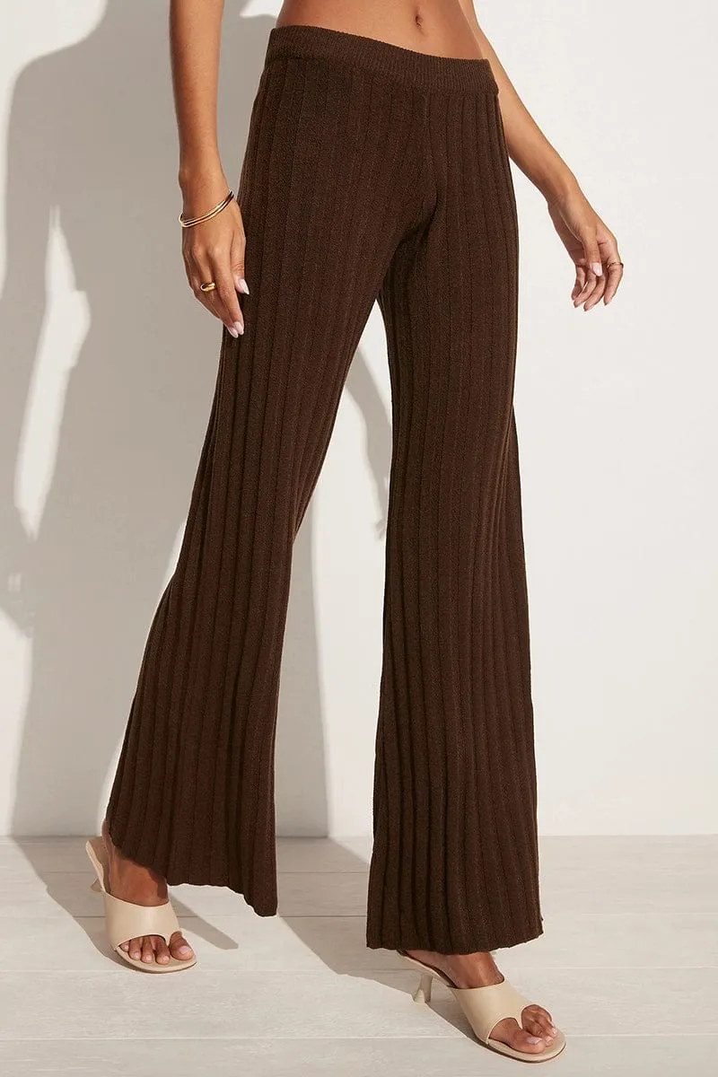 Damira Knit Pants Coffee (Exclusive) - Final Sale sold by Faithfull the Brand product image thumbnail 2