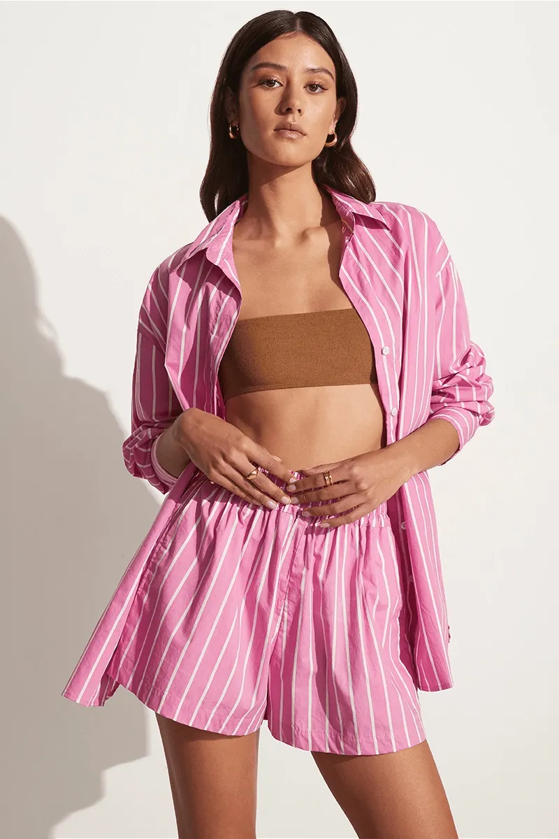 Daija Shirt Adia Stripe Print Lilac - Final Sale sold by Faithfull the Brand product image thumbnail 3