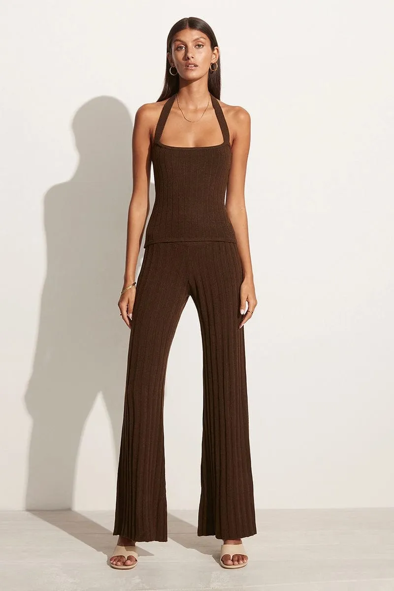 Damira Knit Pants Coffee (Exclusive) - Final Sale sold by Faithfull the Brand product image thumbnail 3