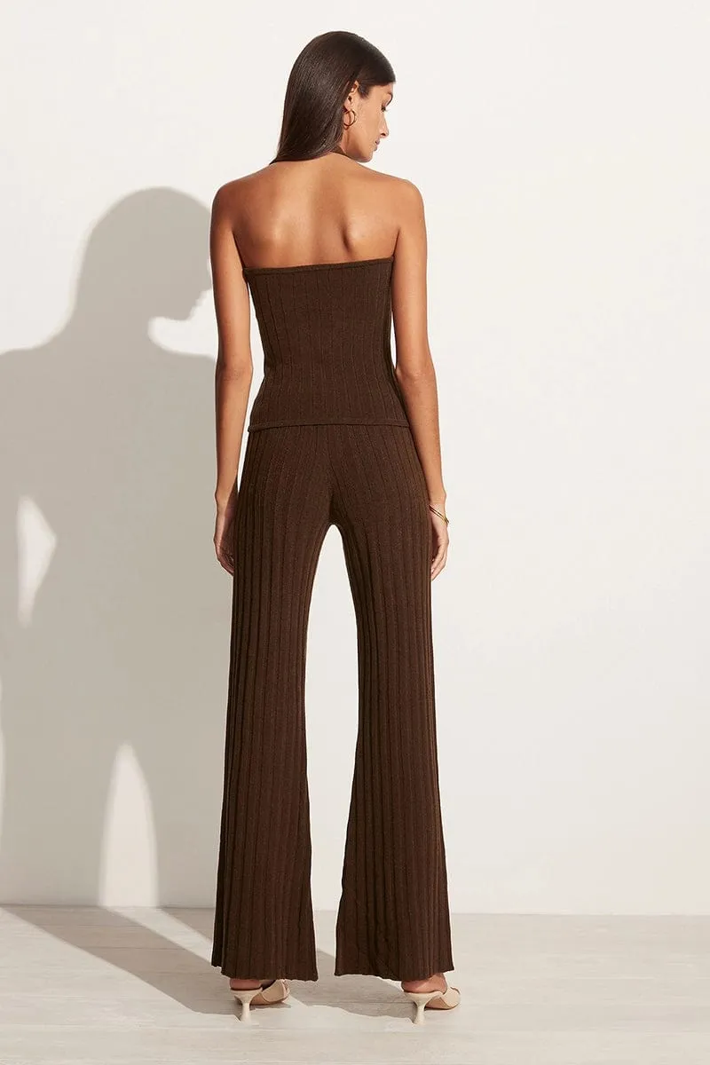 Damira Knit Pants Coffee (Exclusive) - Final Sale sold by Faithfull the Brand product image thumbnail 4