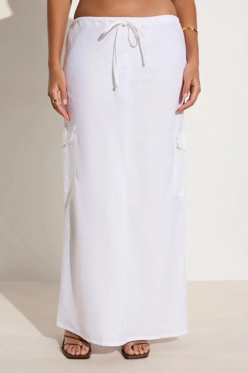 Katala Skirt White - Final Sale sold by Faithfull the Brand product image thumbnail 2