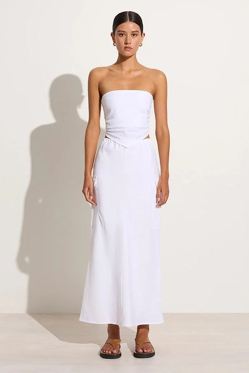 Katala Skirt White - Final Sale sold by Faithfull the Brand product image thumbnail 5