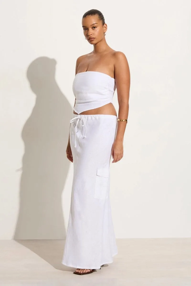 Katala Skirt White - Final Sale sold by Faithfull the Brand product image thumbnail 3