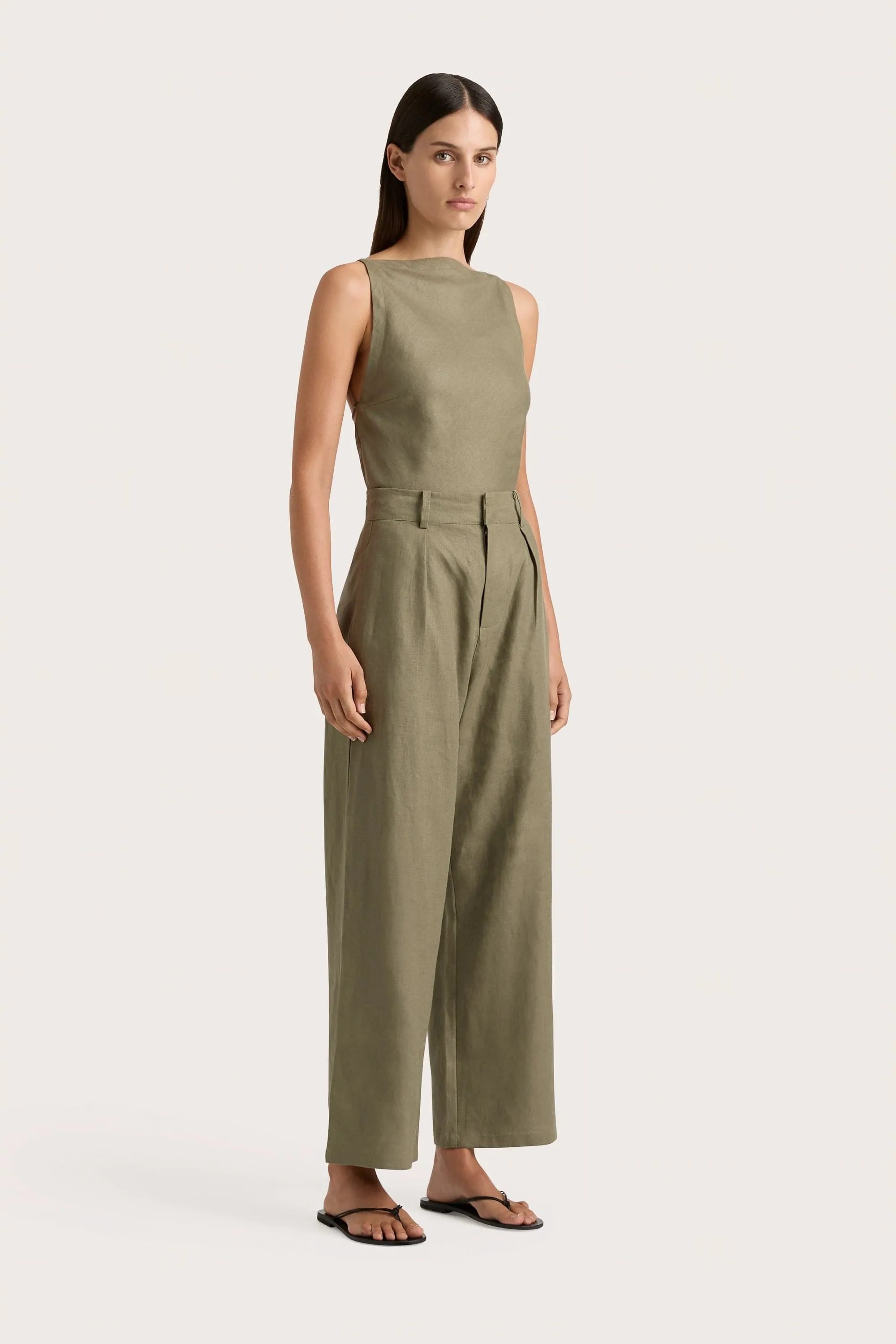Antibes Top Khaki - Final Sale sold by Faithfull the Brand product image thumbnail 5