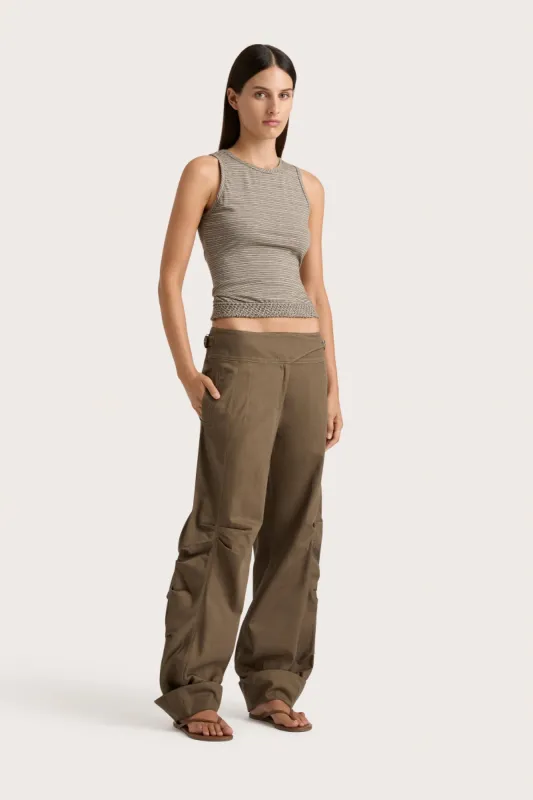 Calais Pant Walnut - Final Sale sold by Faithfull the Brand