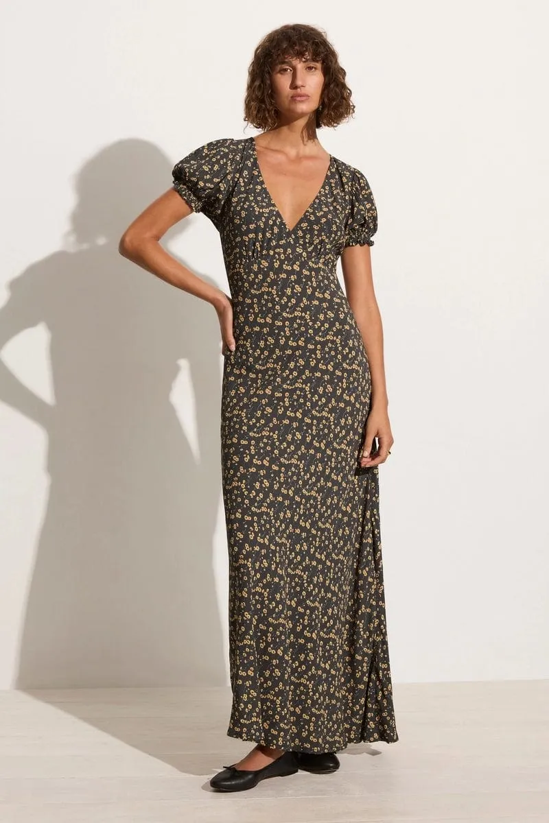 Reis Maxi Dress Flori Floral sold by Faithfull the Brand