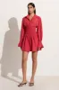 Vitinia Mini Dress Crimson - Final Sale sold by Faithfull the Brand