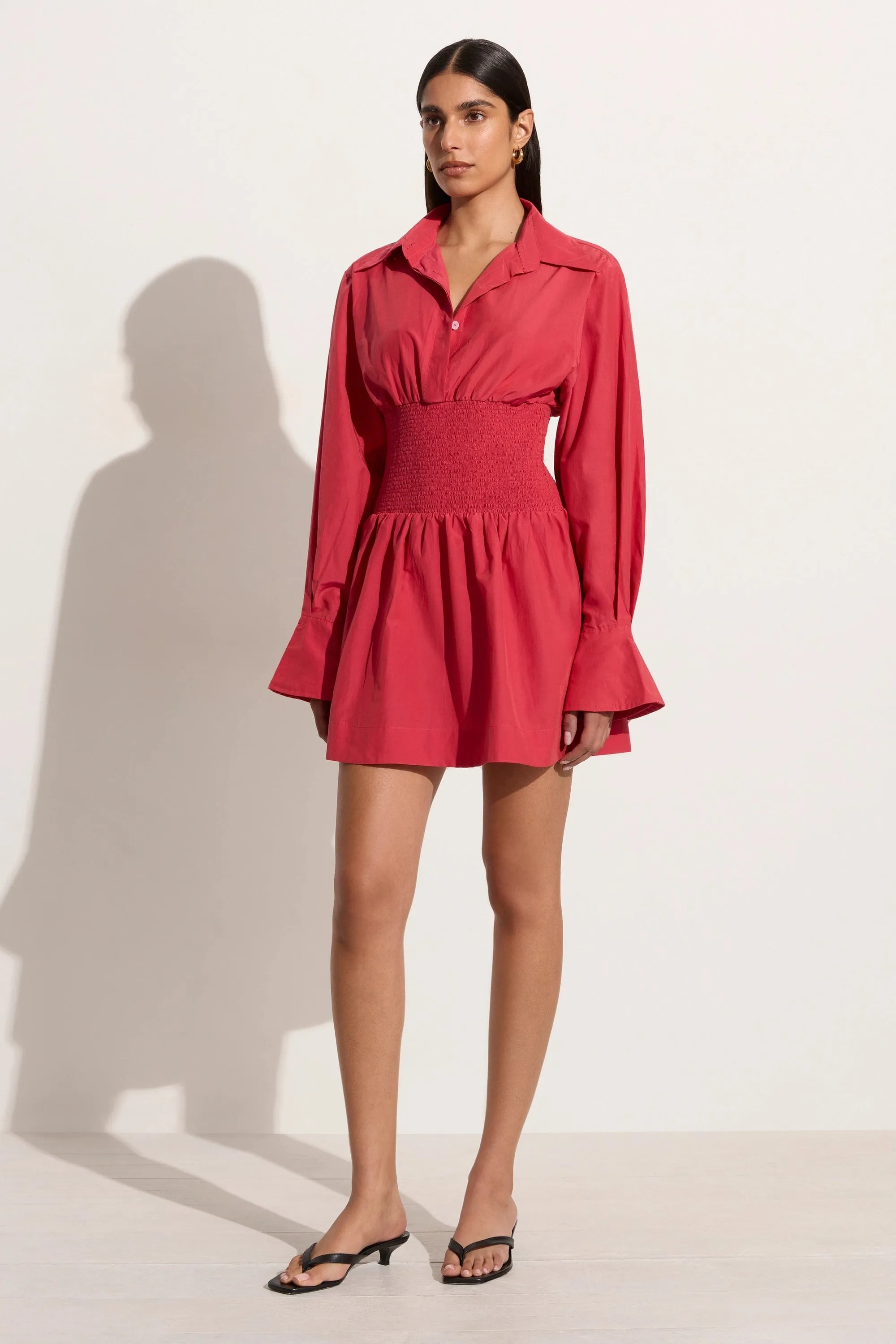 Vitinia Mini Dress Crimson - Final Sale sold by Faithfull the Brand product image thumbnail 2