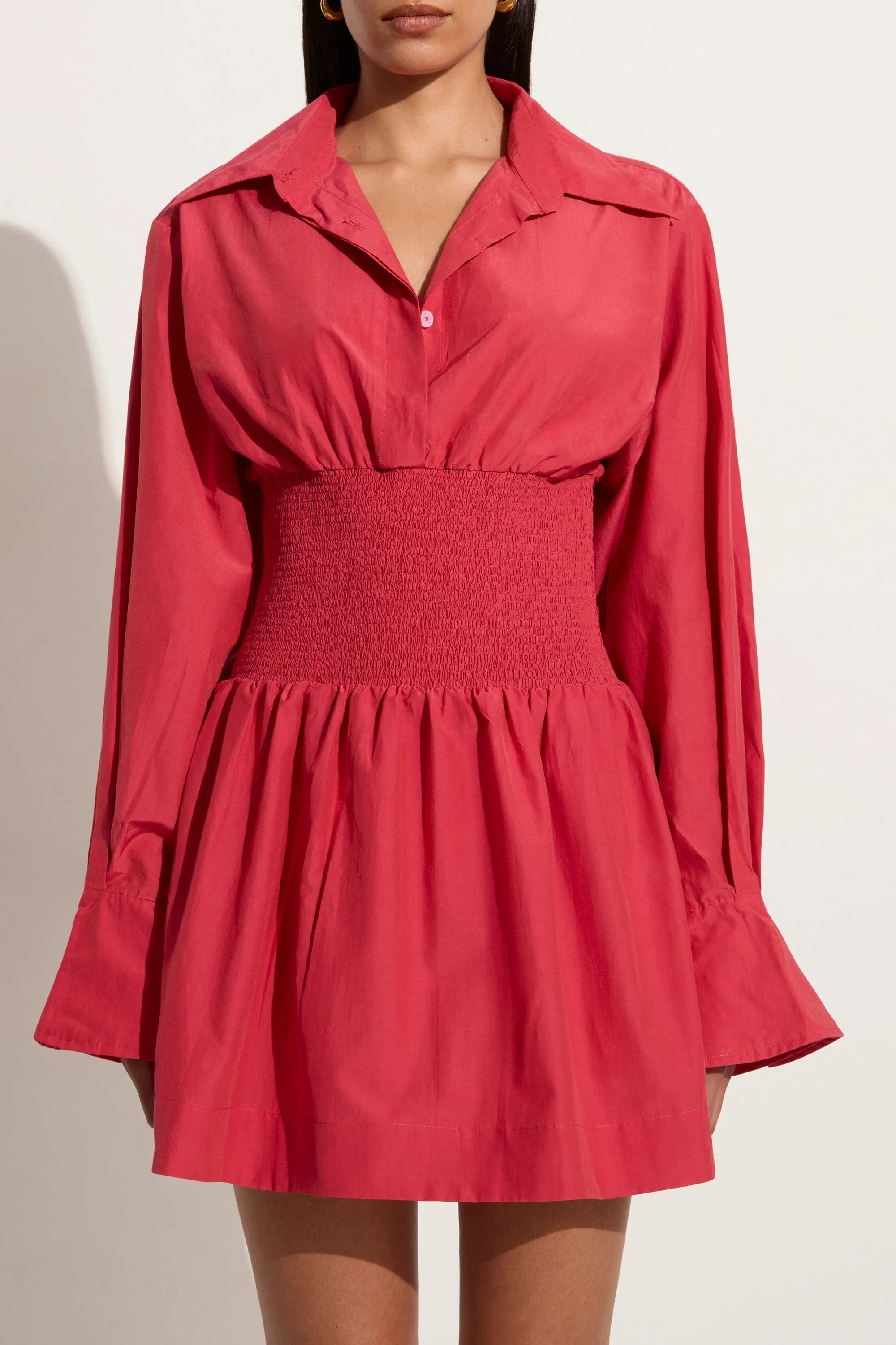 Vitinia Mini Dress Crimson - Final Sale sold by Faithfull the Brand product image thumbnail 4