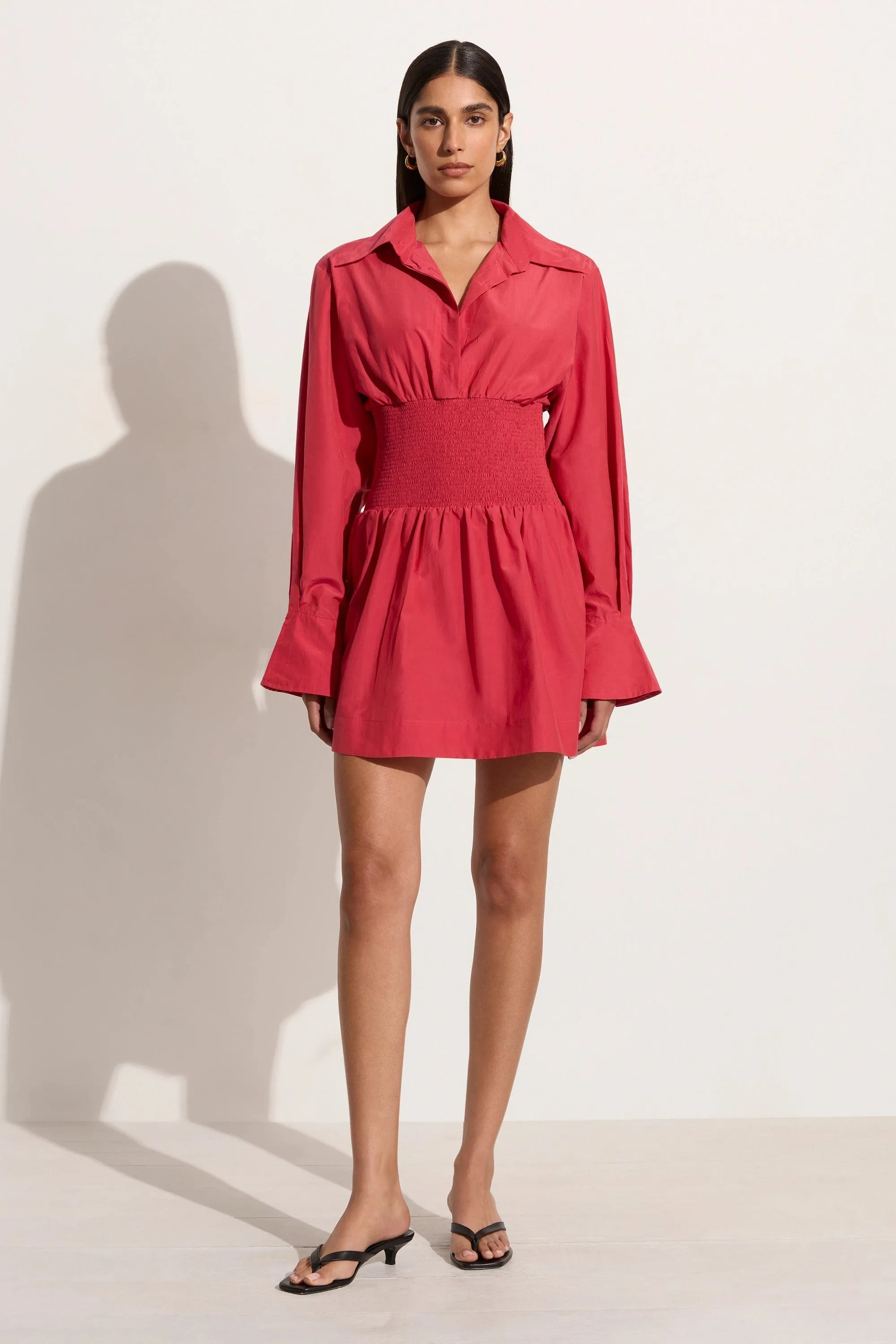 Vitinia Mini Dress Crimson - Final Sale sold by Faithfull the Brand