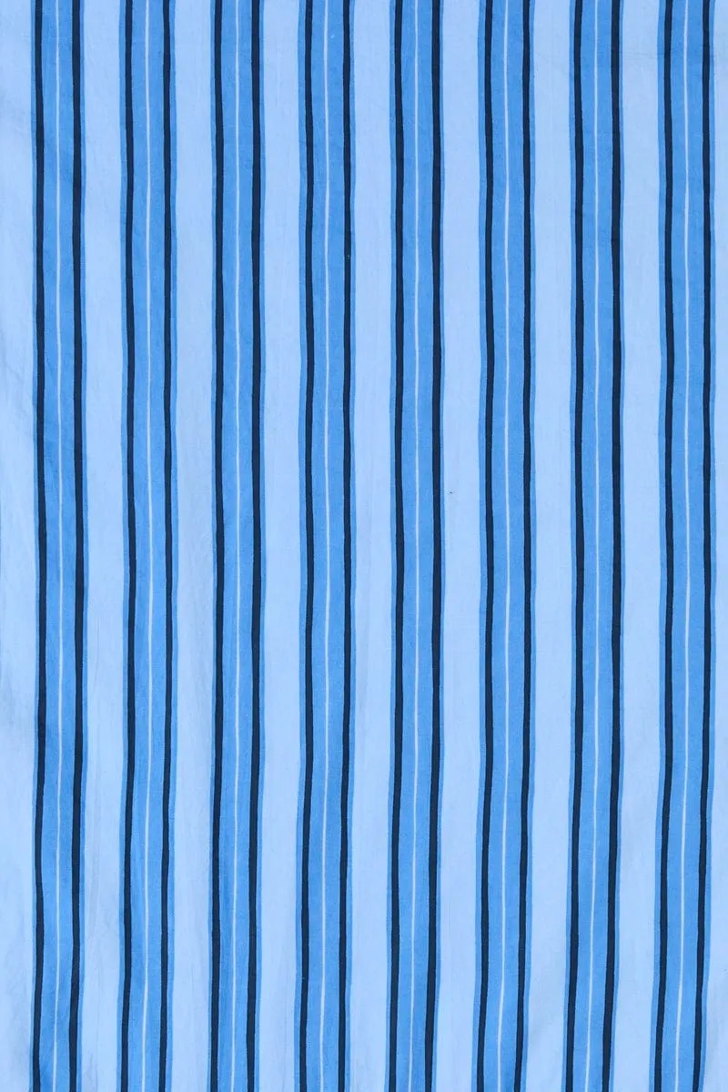 Dominquez Midi Dress Akaia Stripe Blue sold by Faithfull the Brand product image thumbnail 5