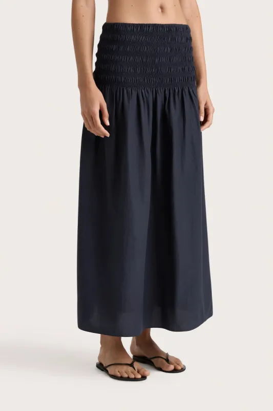 Seine Skirt Midnight - Final Sale sold by Faithfull the Brand