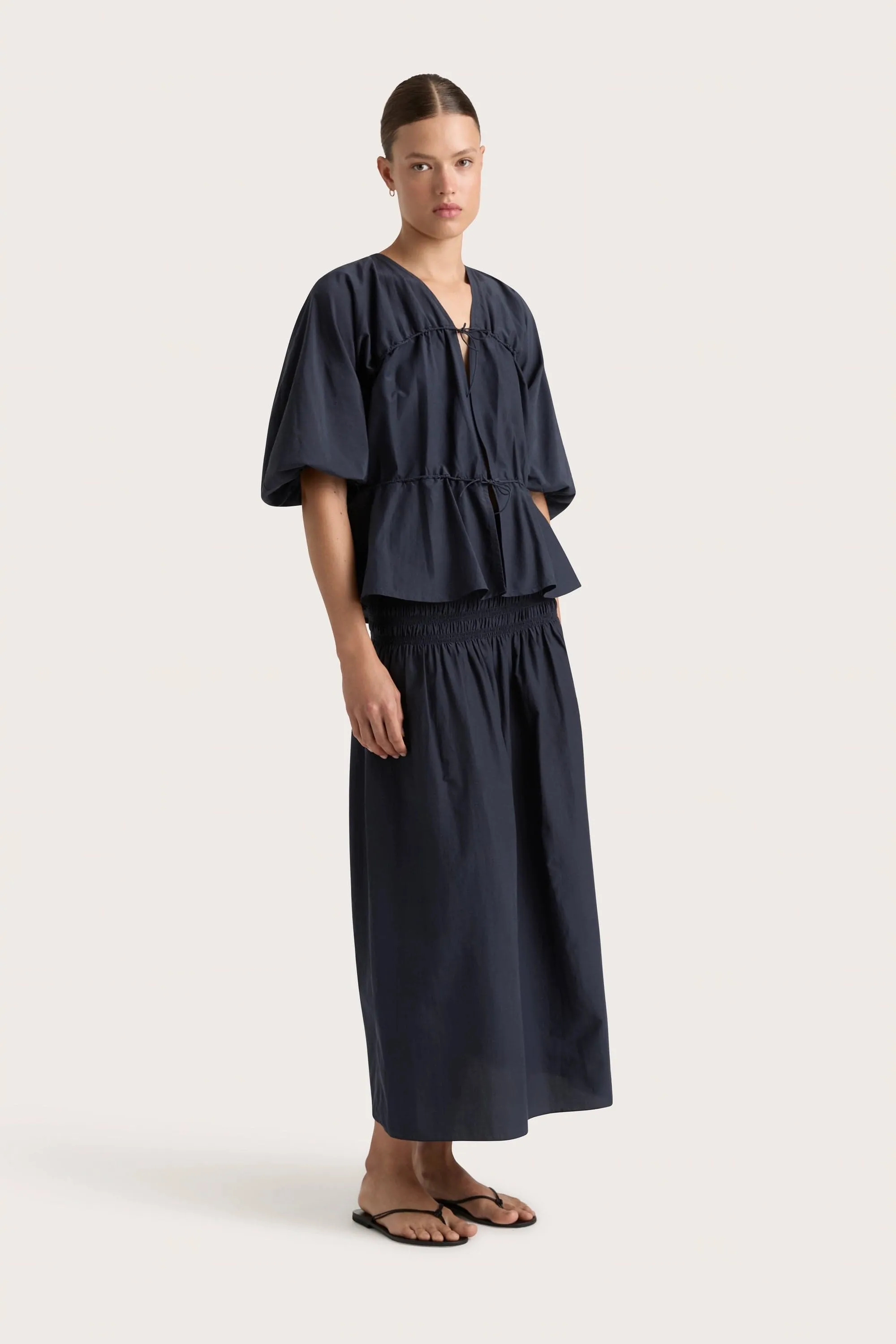 Seine Skirt Midnight - Final Sale sold by Faithfull the Brand product image thumbnail 3