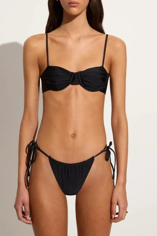 Baja Bikini Top Black - Final Sale sold by Faithfull the Brand