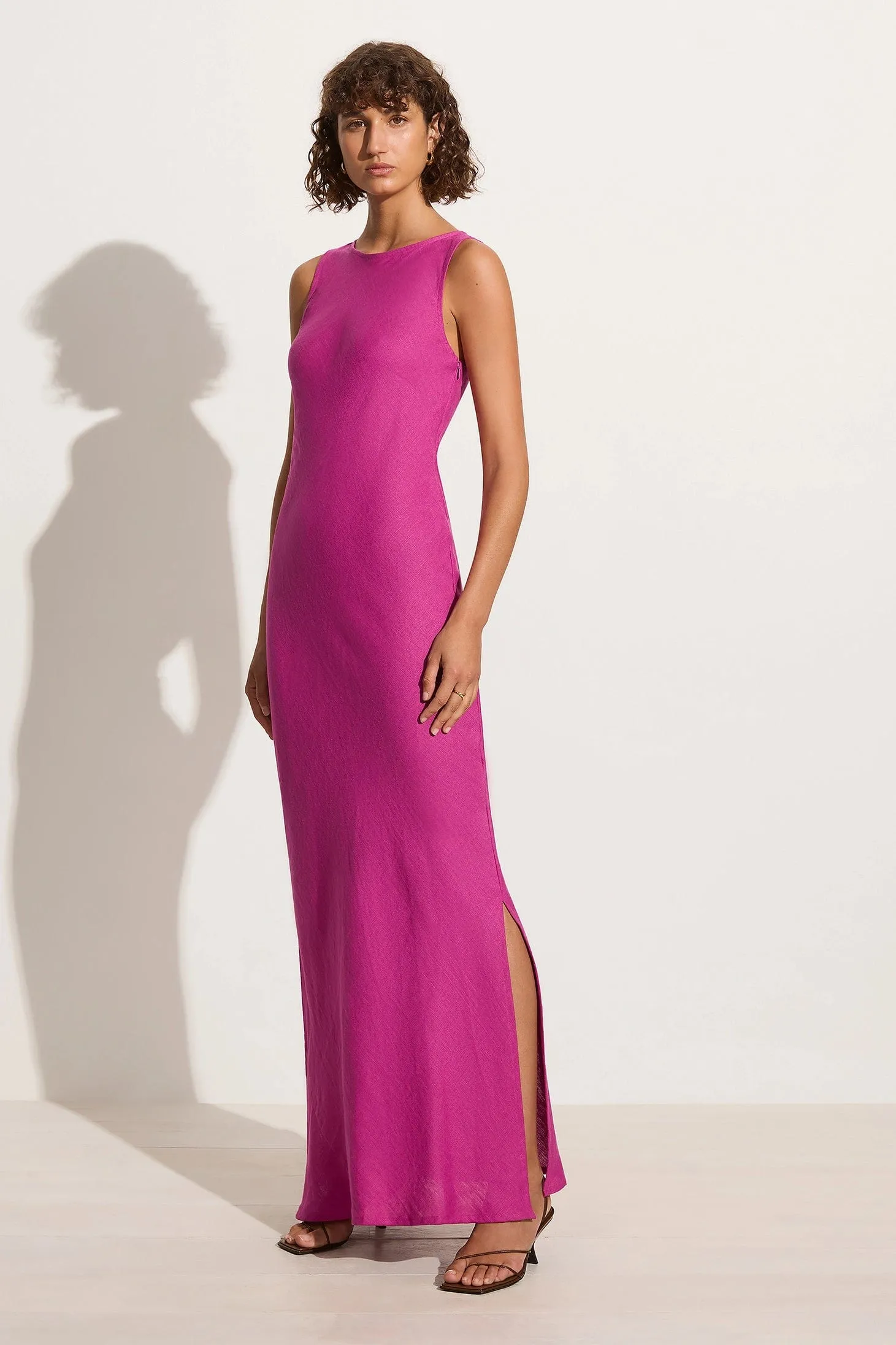 Lobo Maxi Dress Magenta sold by Faithfull the Brand product image thumbnail 3